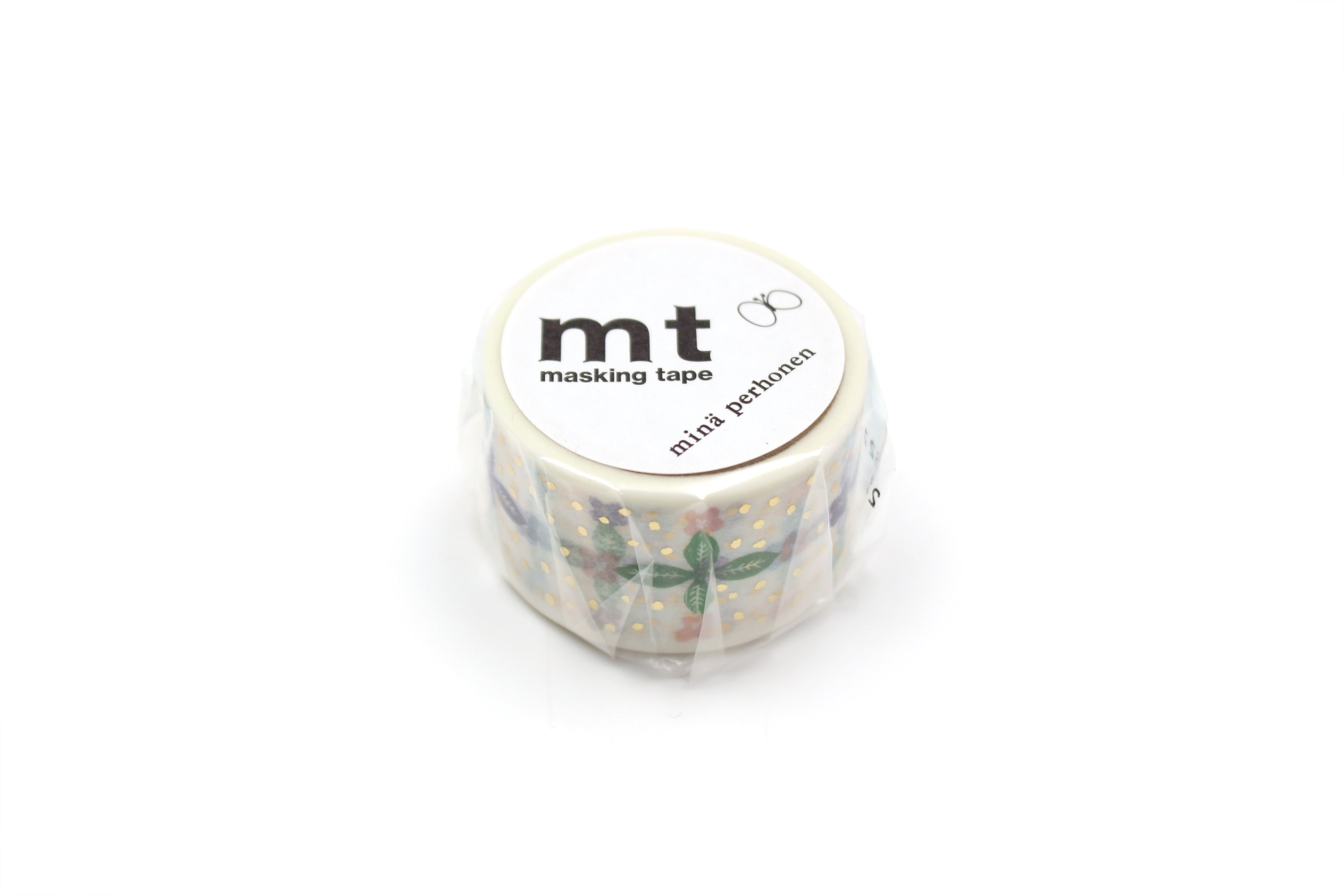 mt x Mina Perhonen Foil Stamping - Blooming Night - 24mm Washi Tape