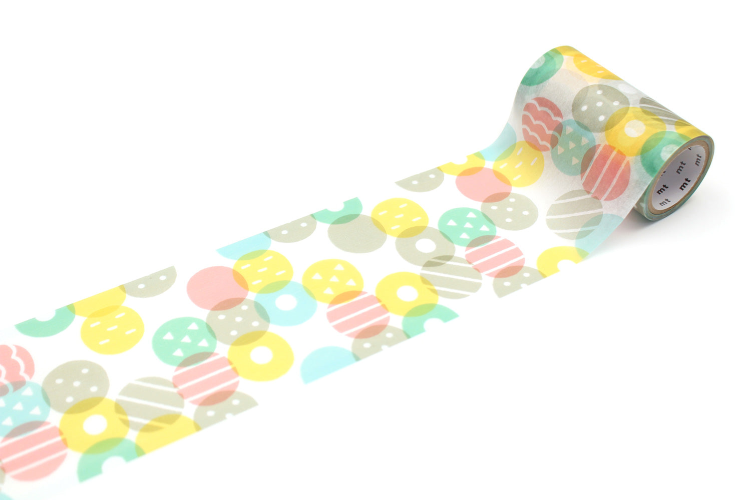 mt Pocket x Mizutama - Various Circle - 75mm Washi Tape