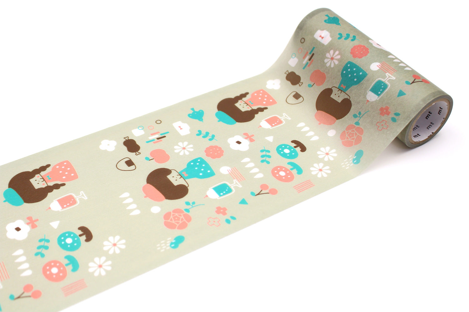 mt Pocket x Mizutama - Cream Soda - 115mm Washi Tape