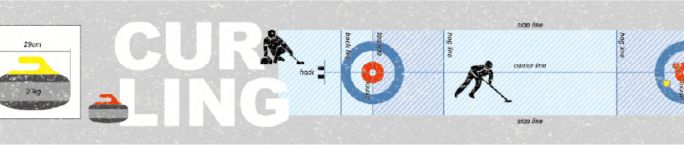 mt ex - Winter Sports Curling -  18mm Washi Tape