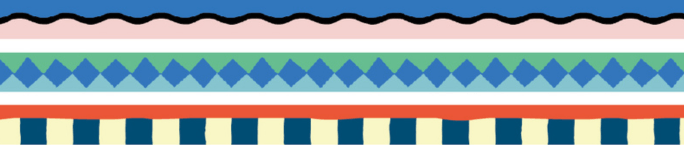 mt x PAPIER TIGRE - POOL - 6mm Washi Tape (3 rolls)