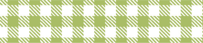 mt Basic - Stripe Checkered Light Moss Green - 15mm Washi Tape