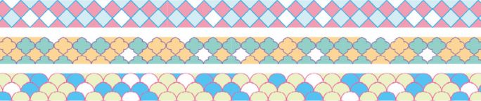 mt Basic - Slim Deco Tile - 3 rolls Washi Tape