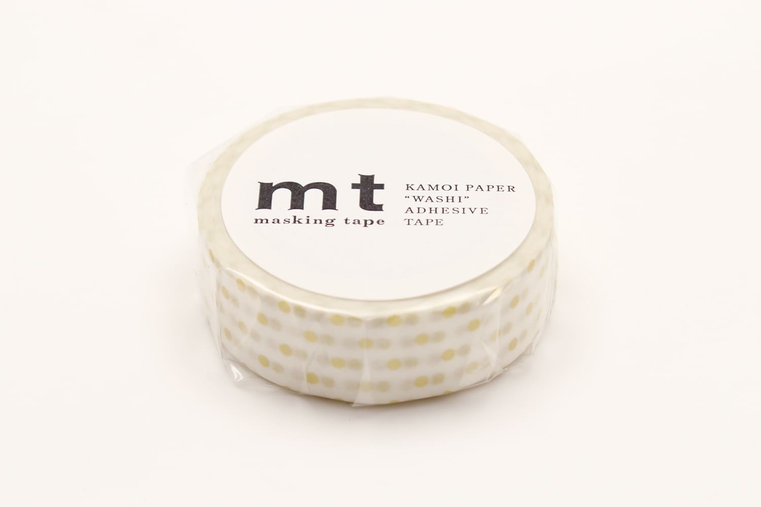 mt Basic - Dot S Gold - 15mm Washi Tape