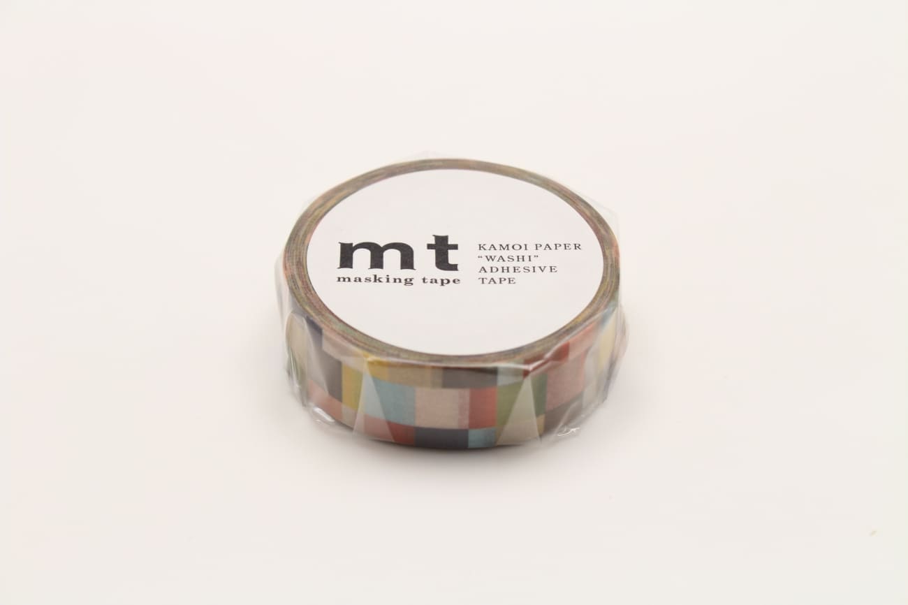 mt Basic - Mosaic Greyish - 15mm Washi Tape