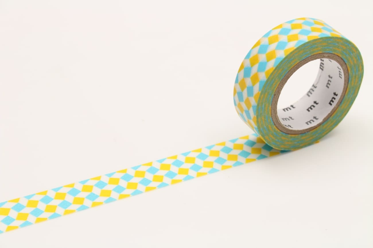 mt Basic - Square Yellow - 15mm Washi Tape