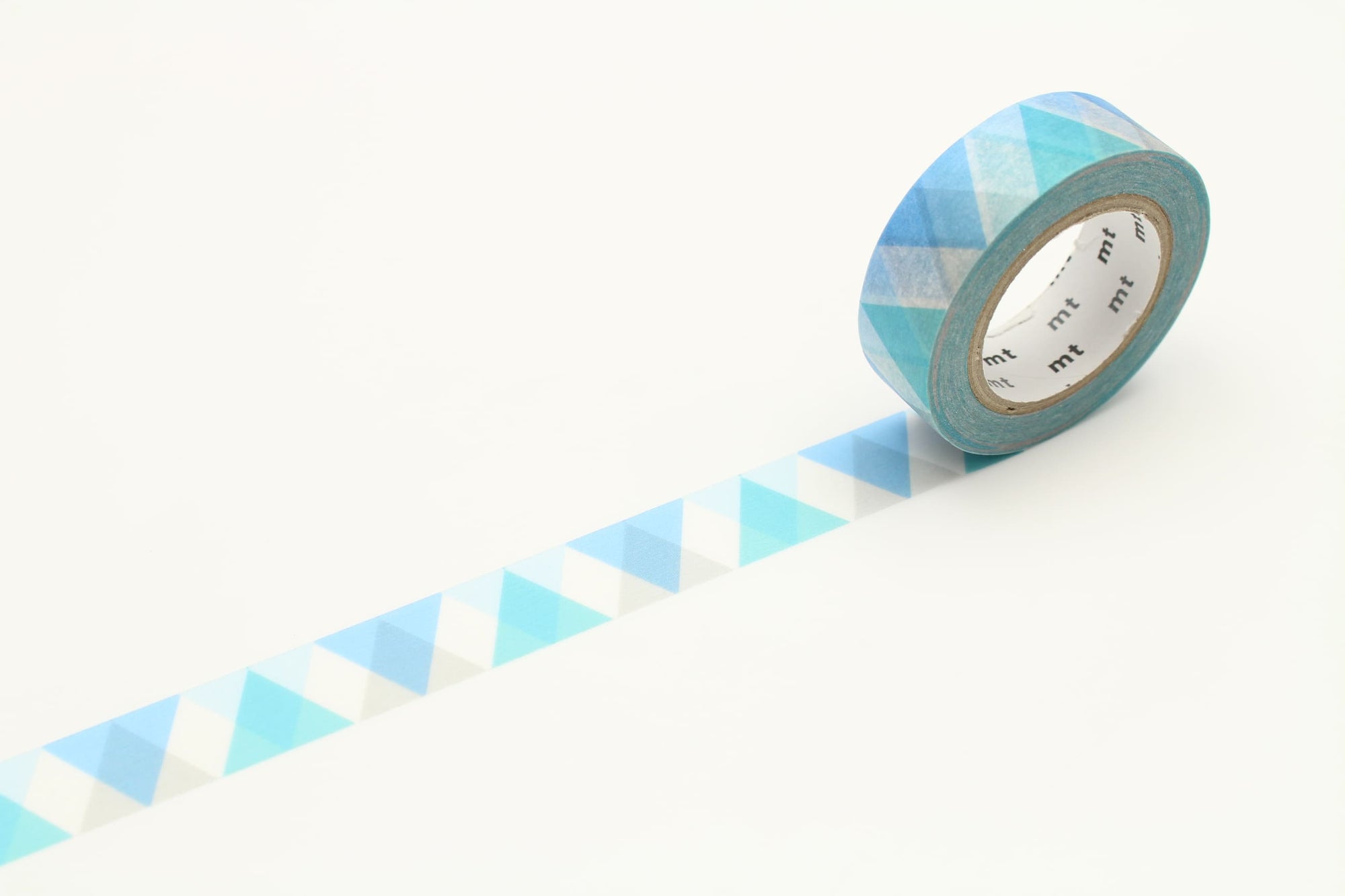 Triangle and Diamond Blue - 15mm Washi Tape - mt Masking Tape