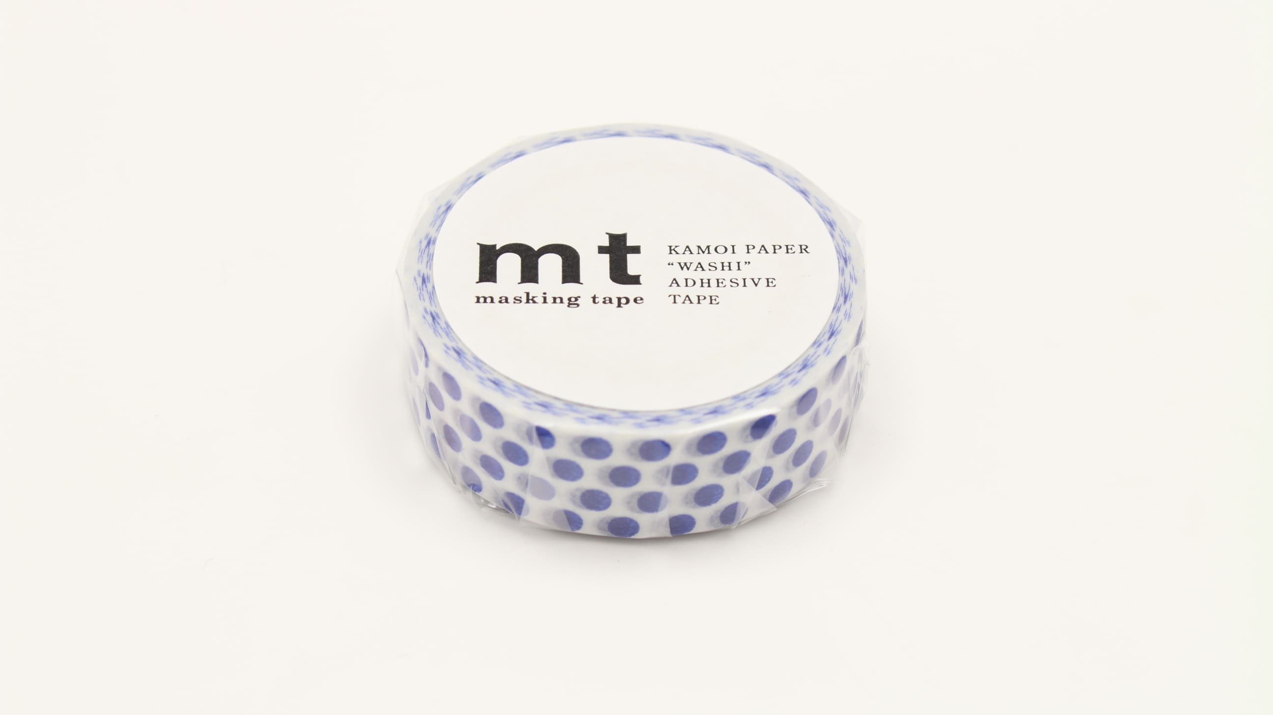 mt Basic - Dot Night Blue - 15mm Washi Tape