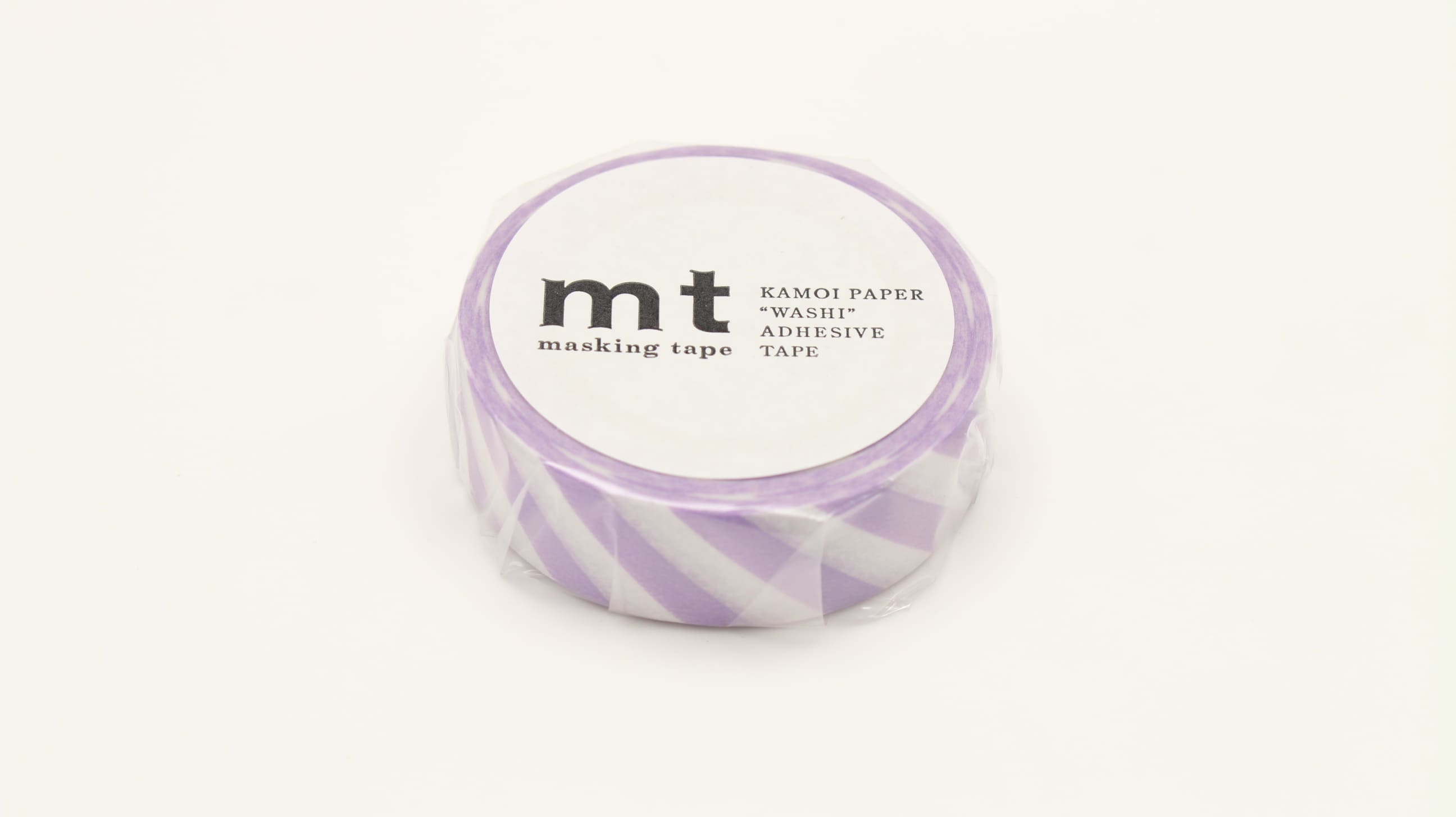 mt Basic - Stripe Lilac 2 - 15mm Washi Tape