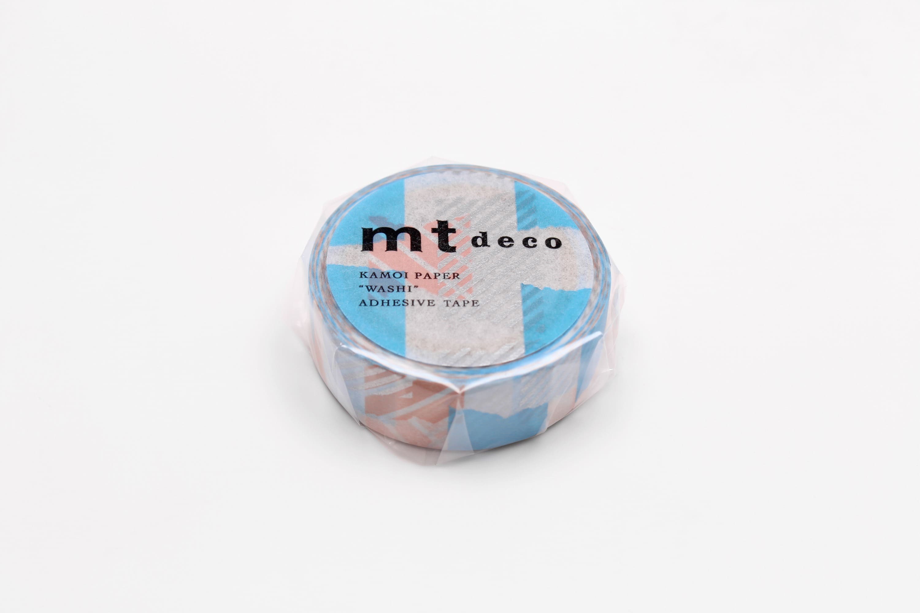 mt Basic - Tsugihagi Blue x Pink - 15mm Washi Tape