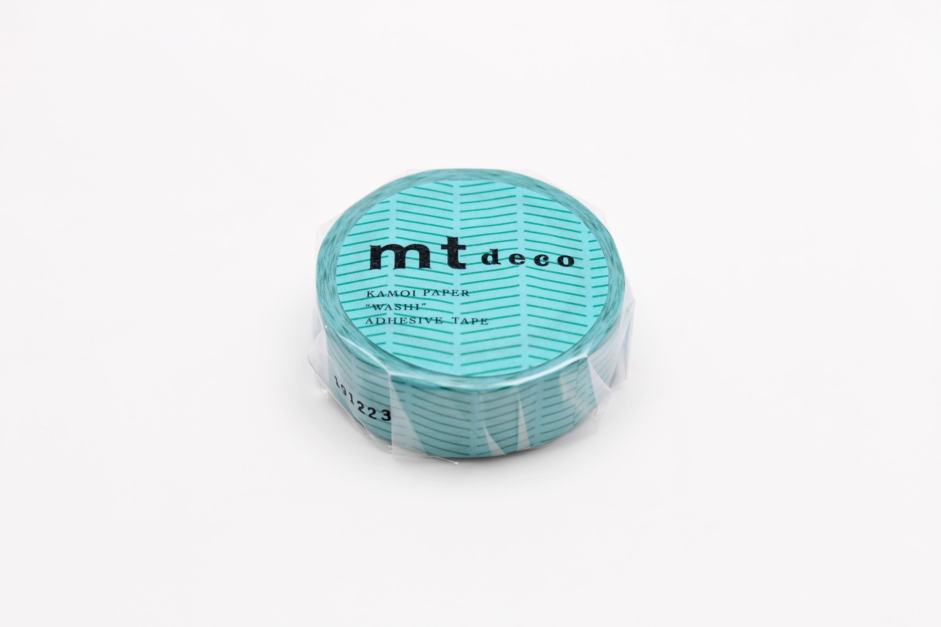 mt Basic - Diagonal Green - 15mm Washi Tape