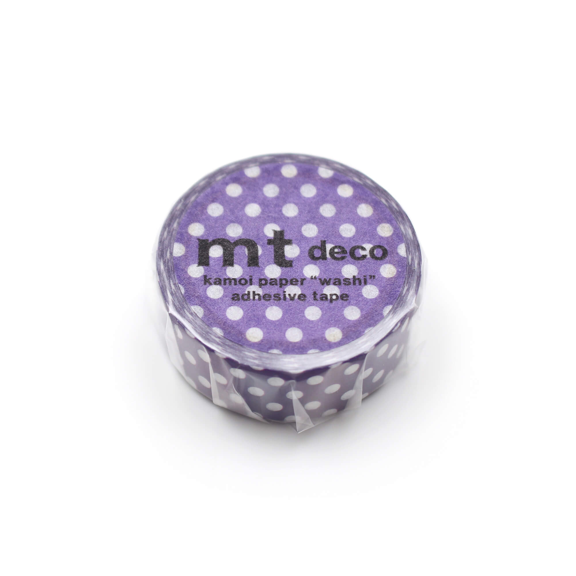 mt Basic - Dot Deep Purple - 15mm Washi Tape