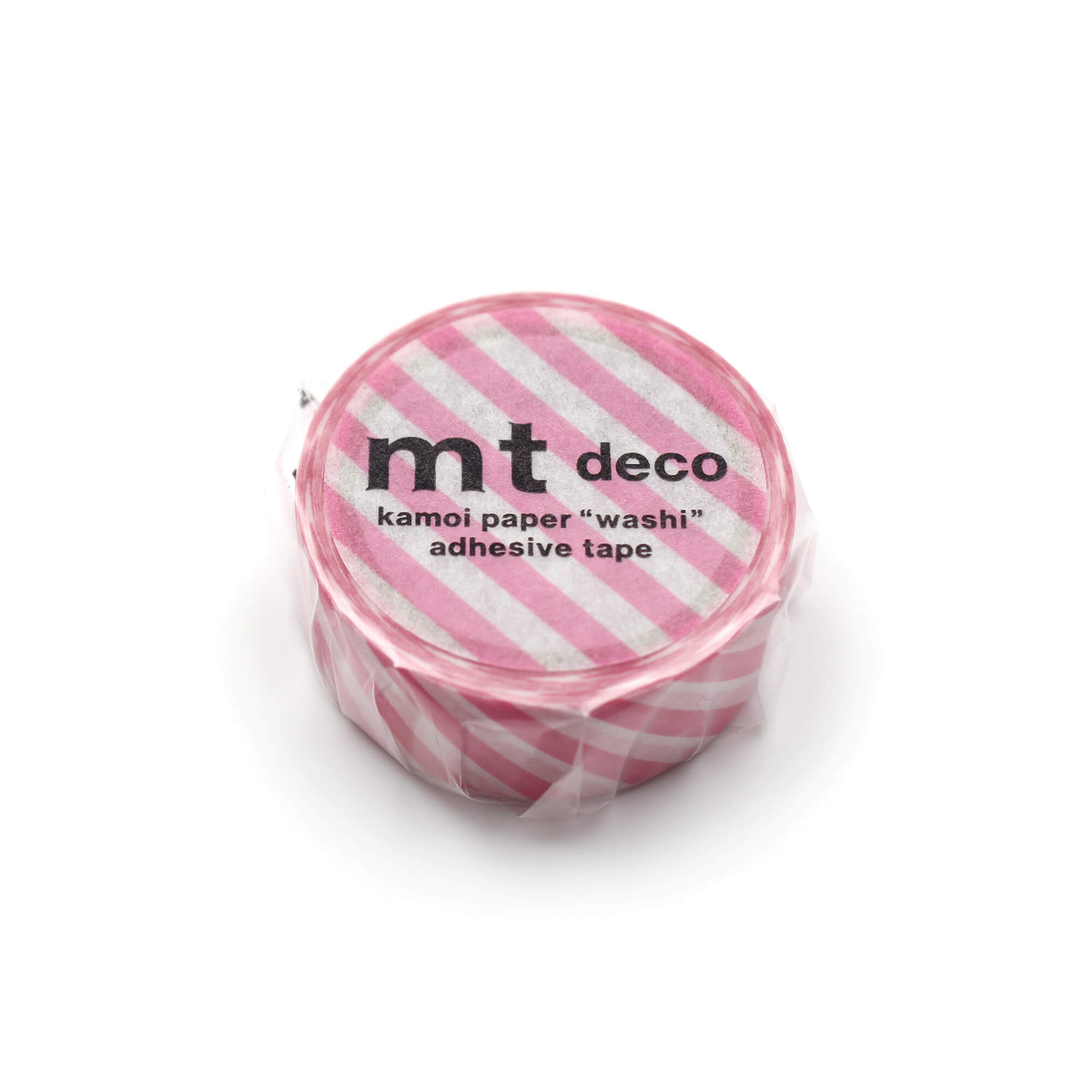 mt Basic - Stripe Aurora Pink - 15mm Washi Tape