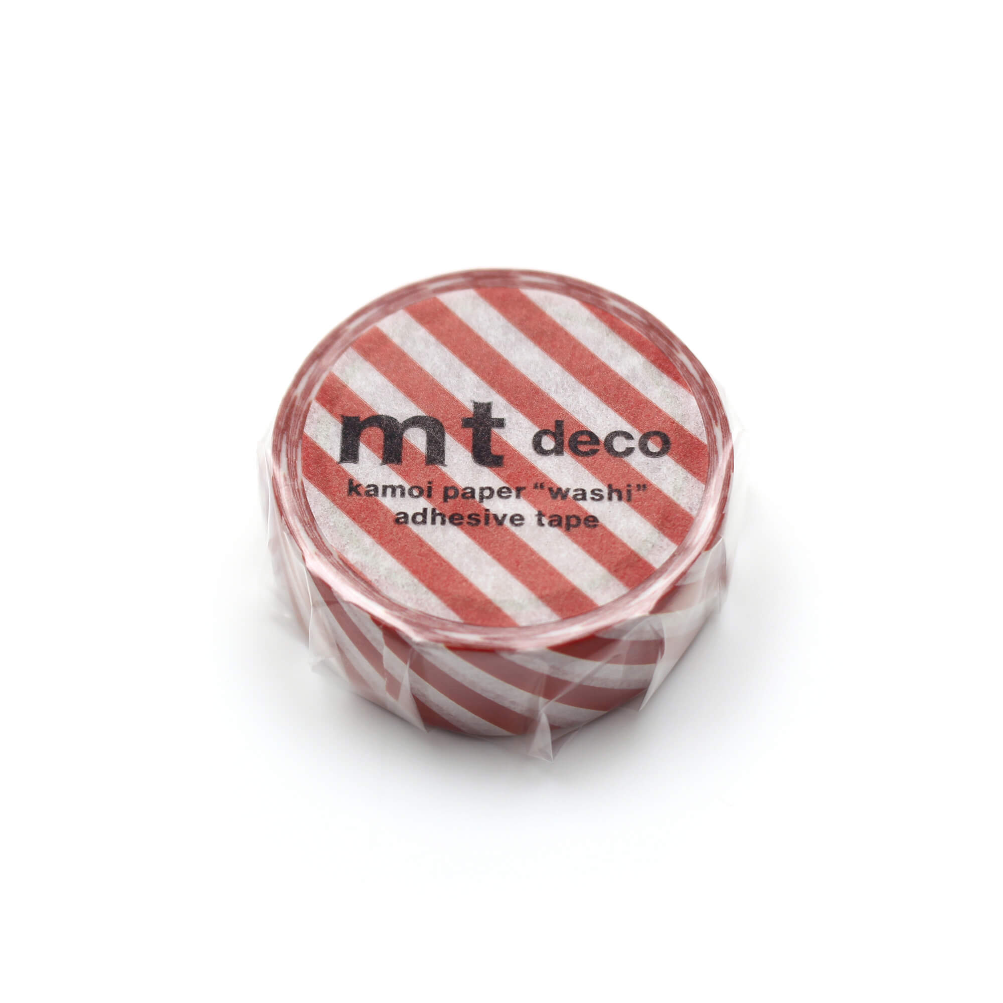 mt Basic - Stripe Deep Red - 15mm Washi Tape