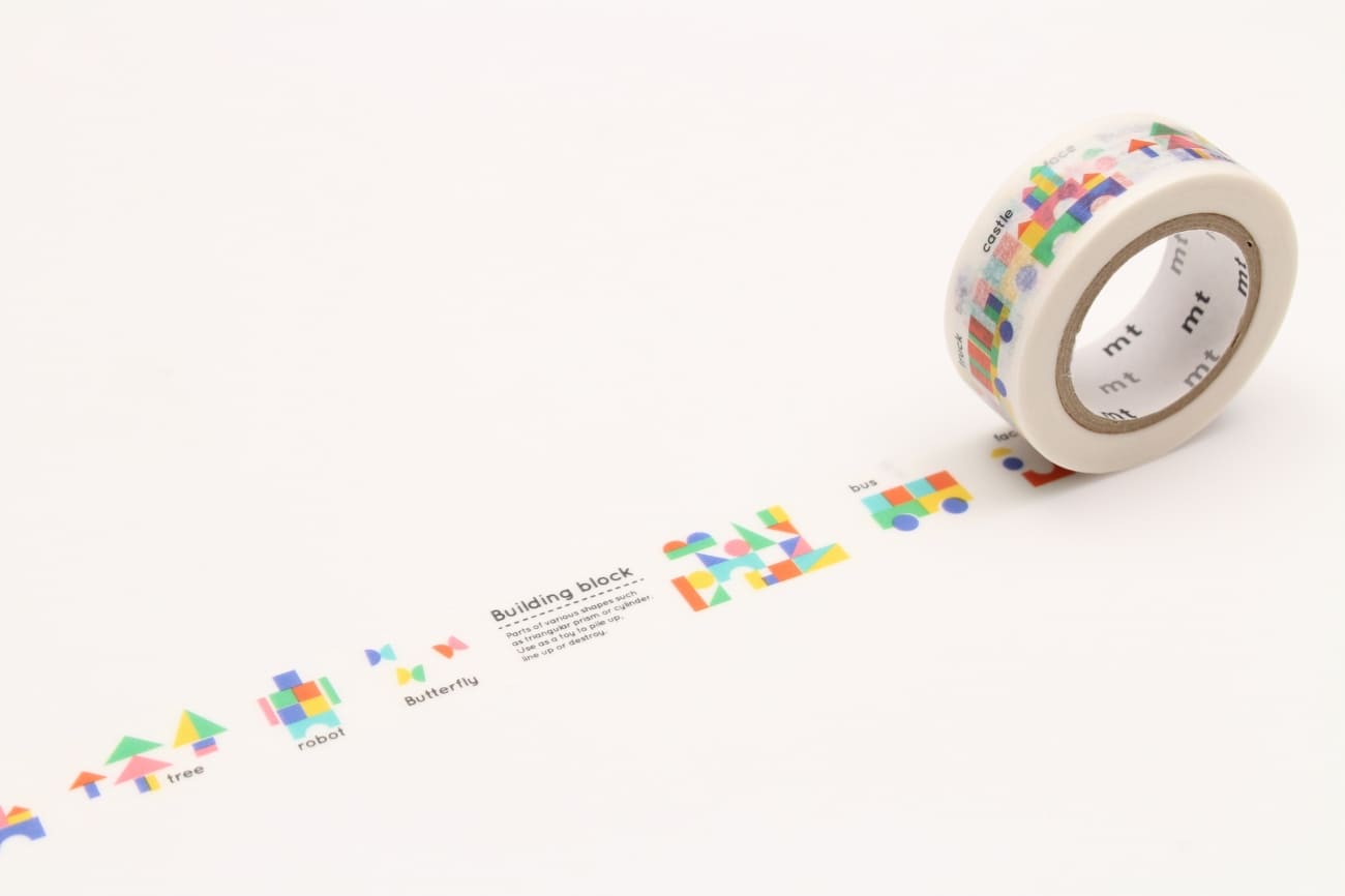 mt for Kids - Building Block - 15mm Washi Tape