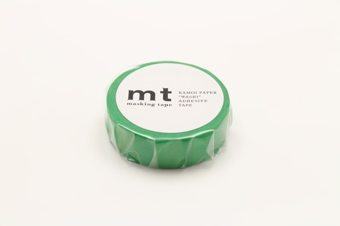 mt Basic - Green - 15mm Washi Tape