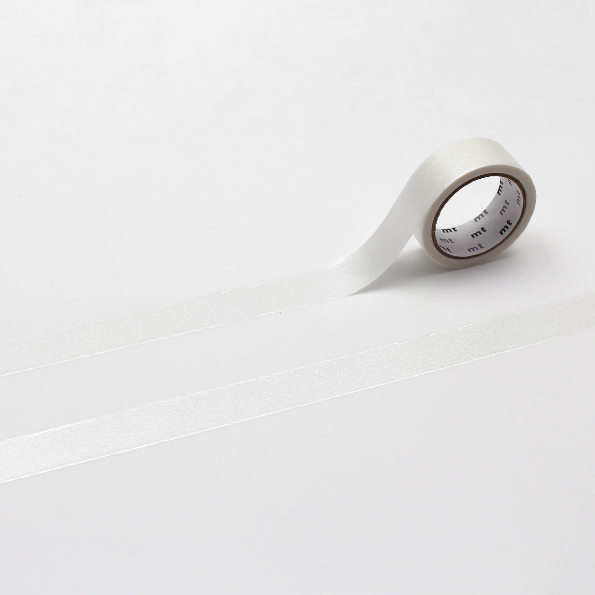 mt Basic - White (Silky) - 15mm Washi Tape