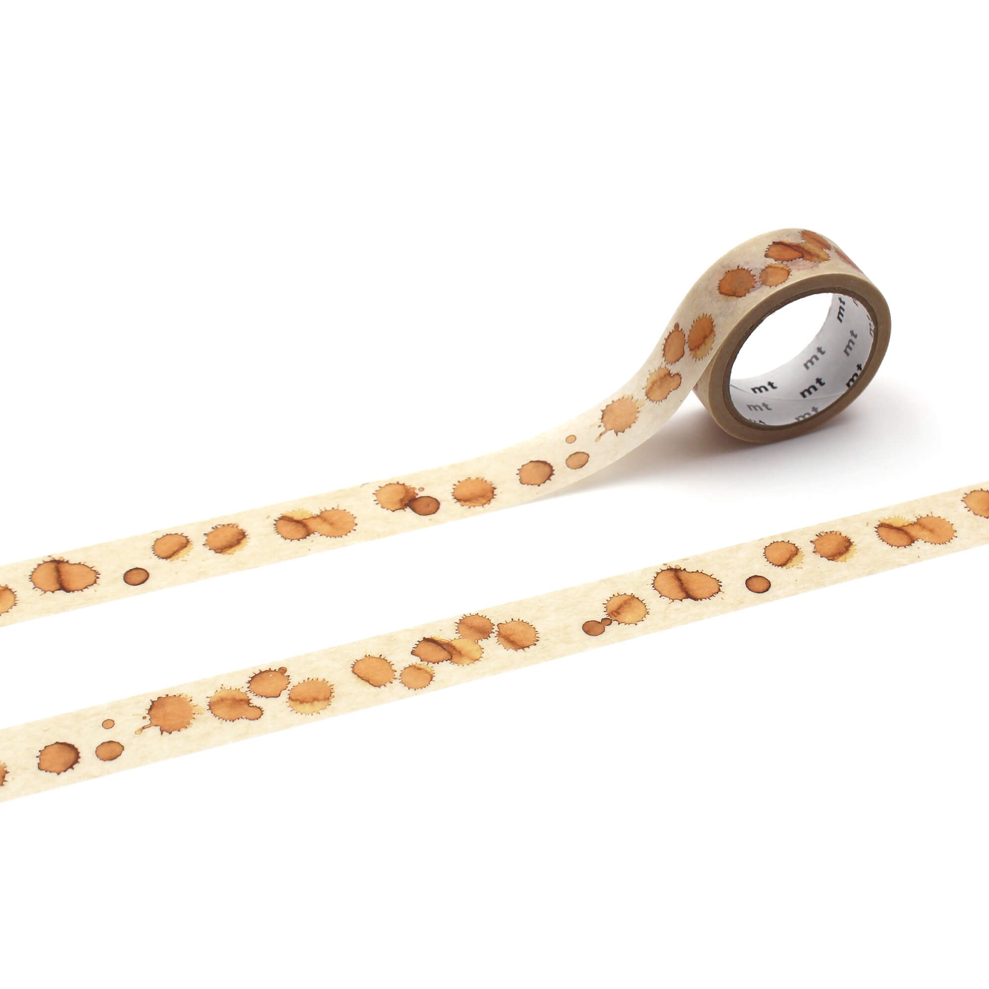 mt Upcycle - Coffee Stain - 15mm Washi Tape