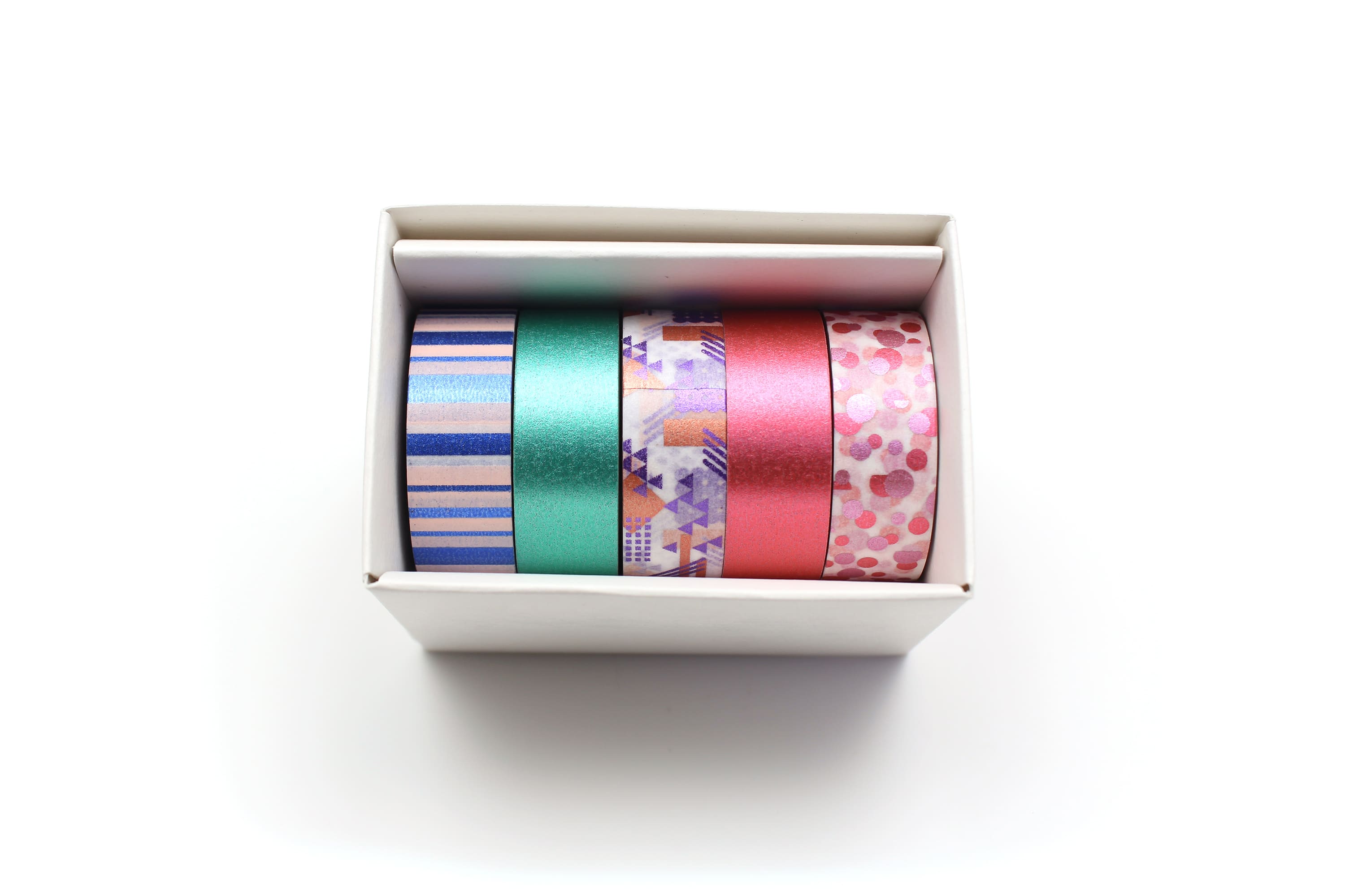 mt Gift Box set of 5 - Bright - 15mm- Washi Tape
