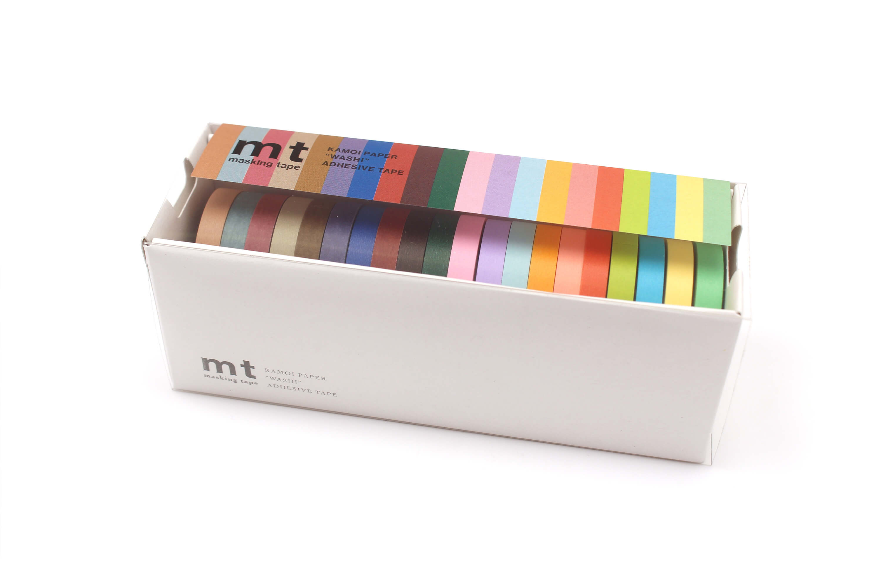 mt Basic - 20P Light and Muted Colour- Box of 20 - 15mm Washi Tape