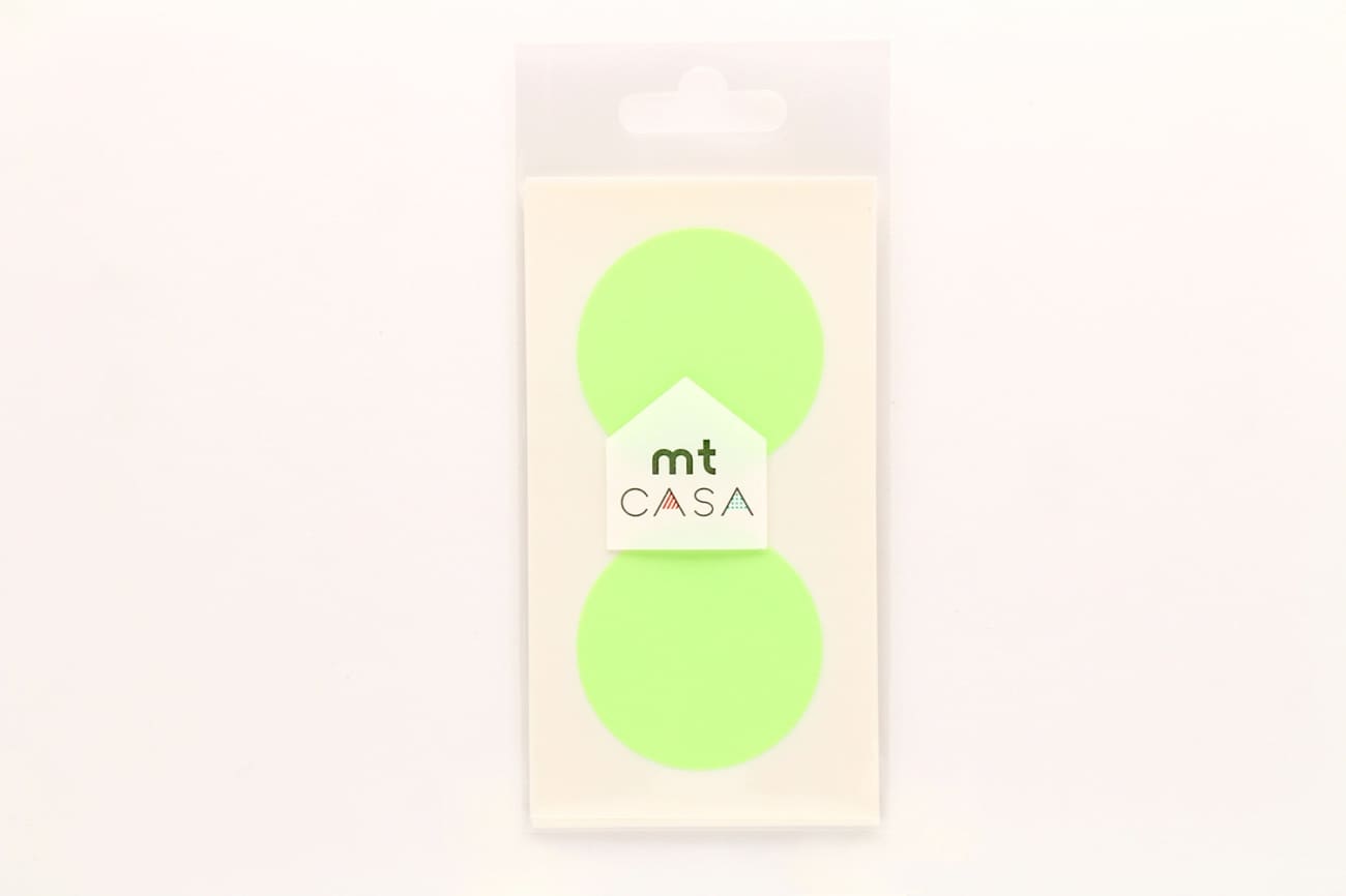mt Seal - Shocking Green - 50mm Washi Tape Stickers