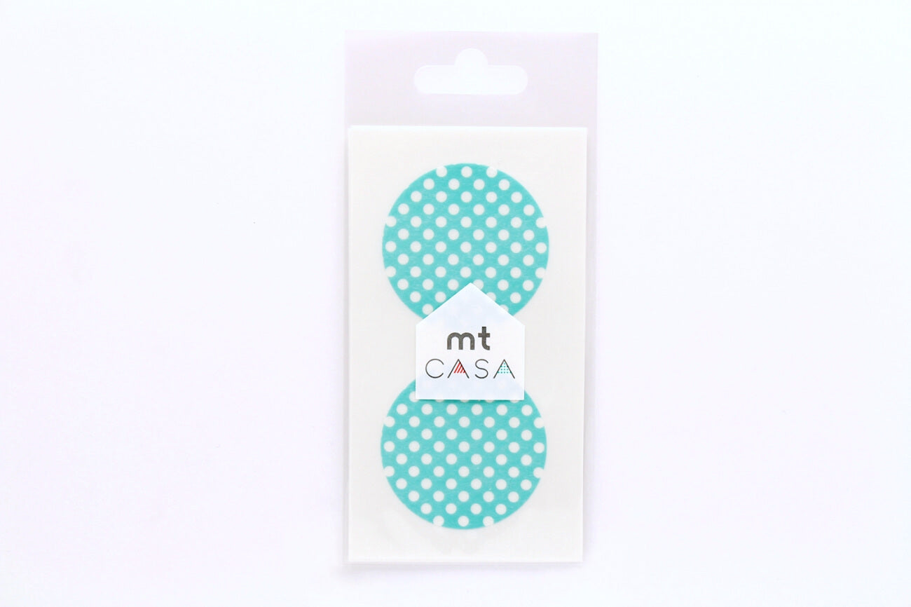 mt Seal - Dot Mint Base - 50mm Washi Tape Stickers