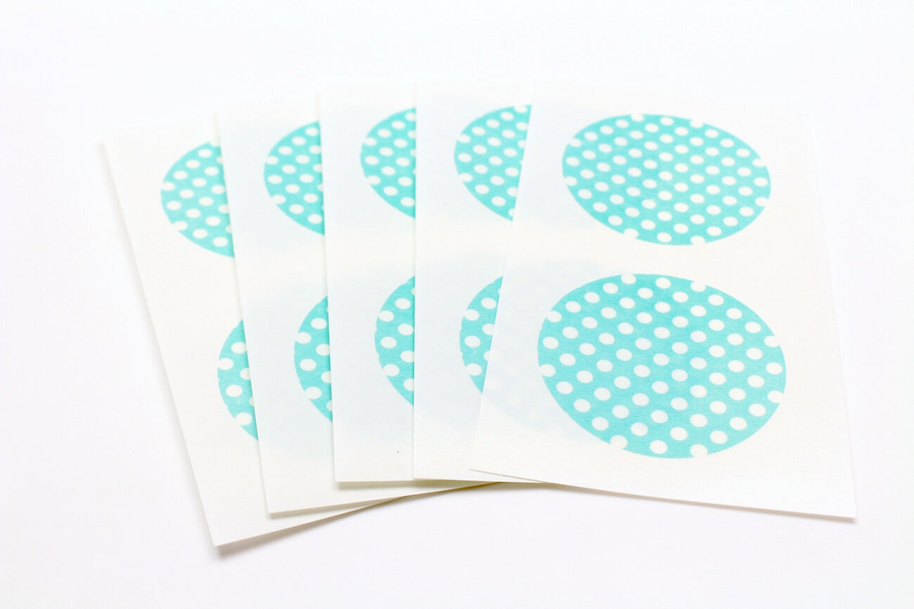 mt Seal - Dot Mint Base - 50mm Washi Tape Stickers