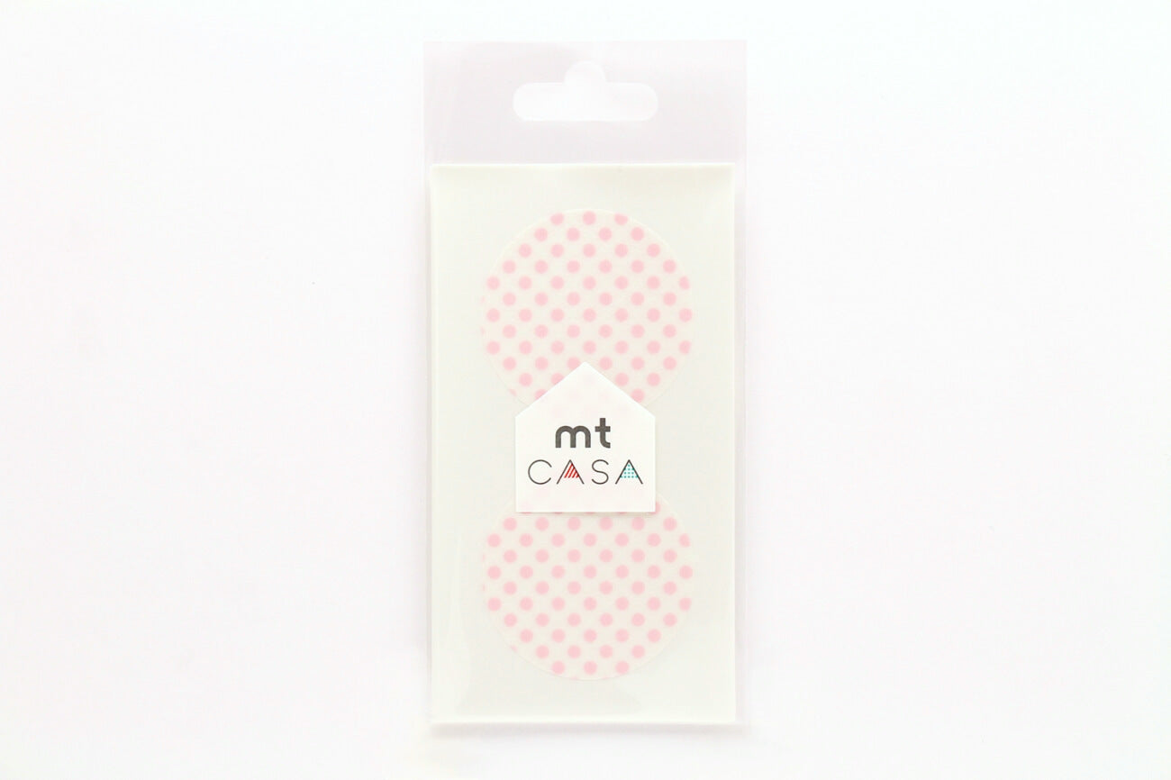 mt Seal  - Dot strawberry Milk - 50mm Washi Tape Stickers