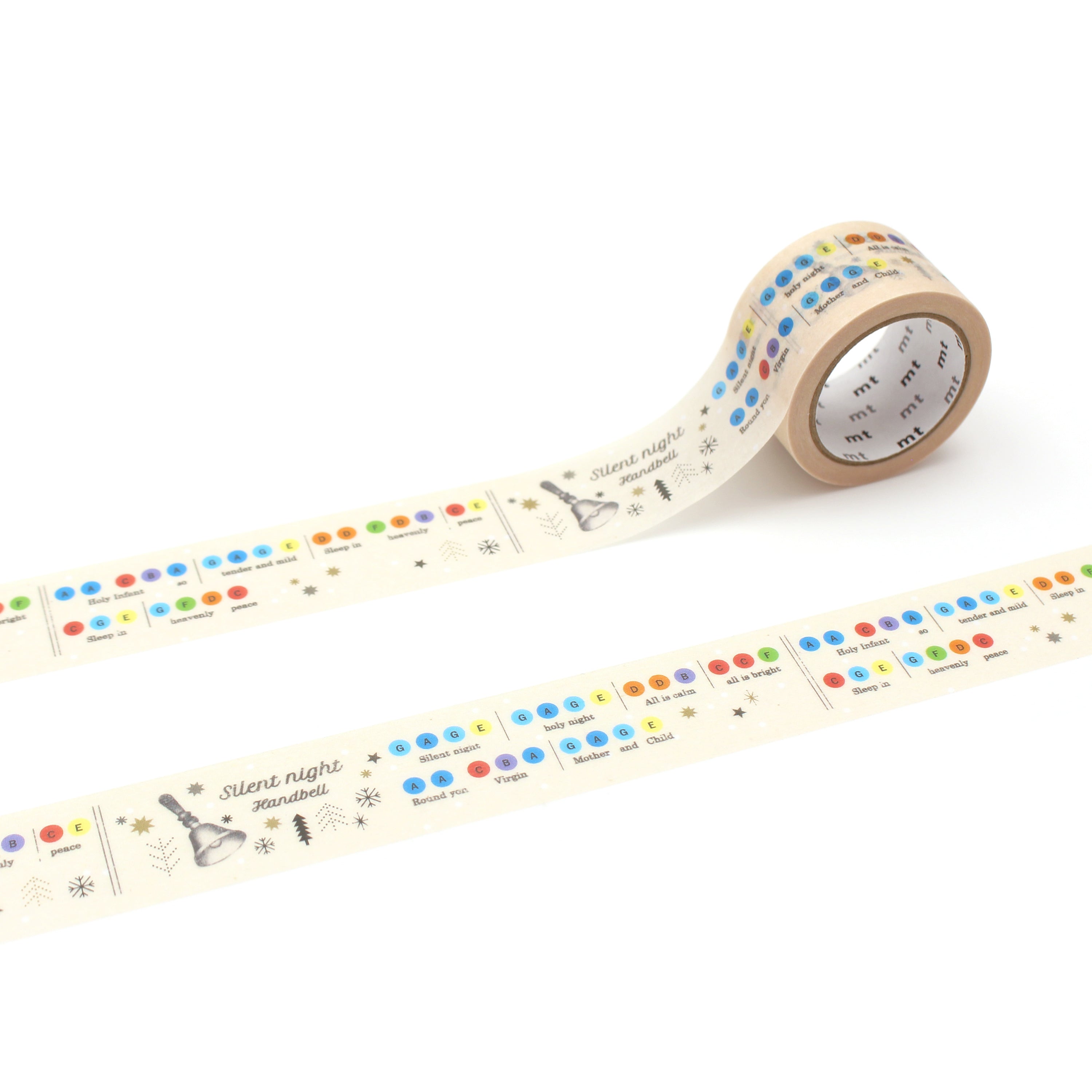 mt Christmas - Hand Bell - 24mm Washi Tape