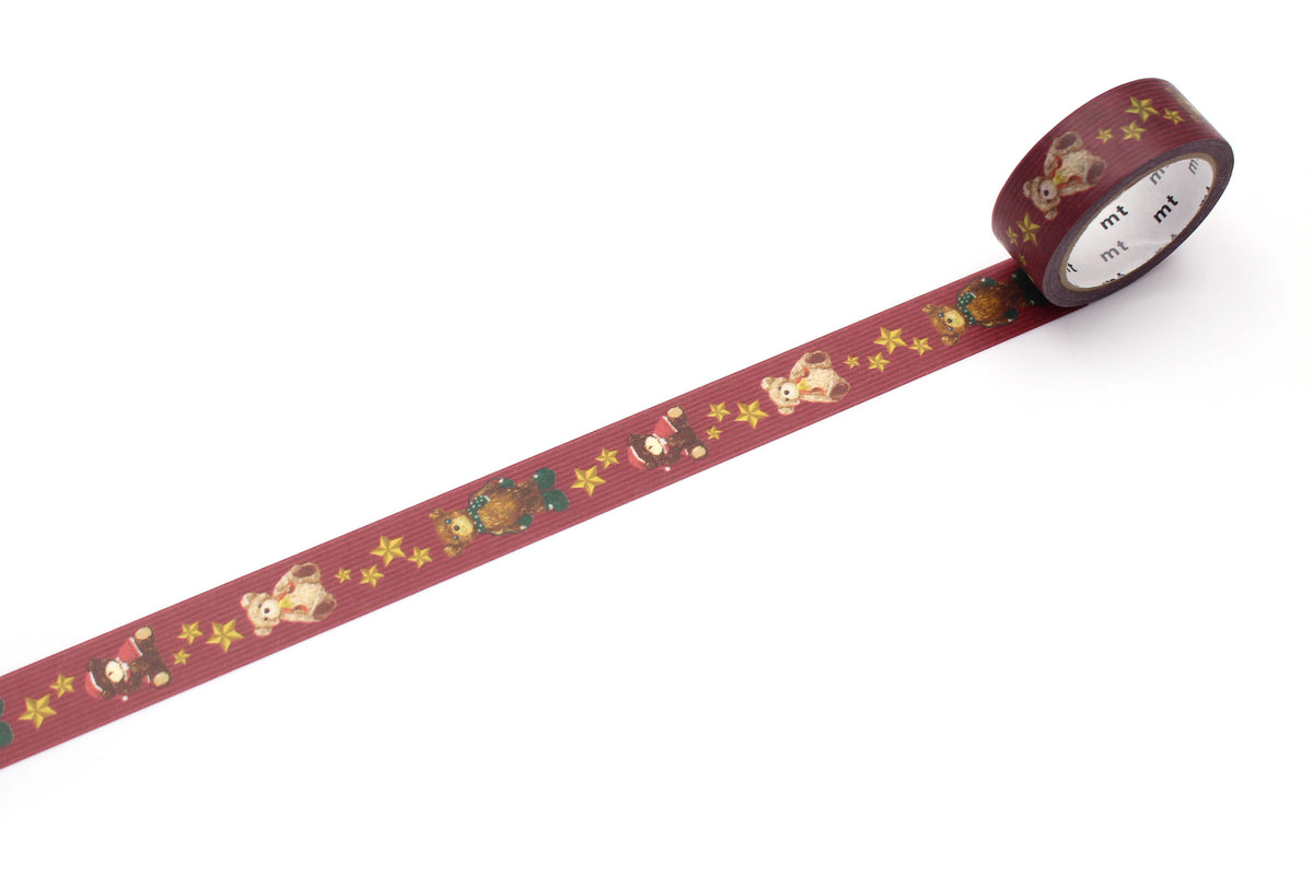 mt Christmas - Teddy Bear - 15mm Washi Tape