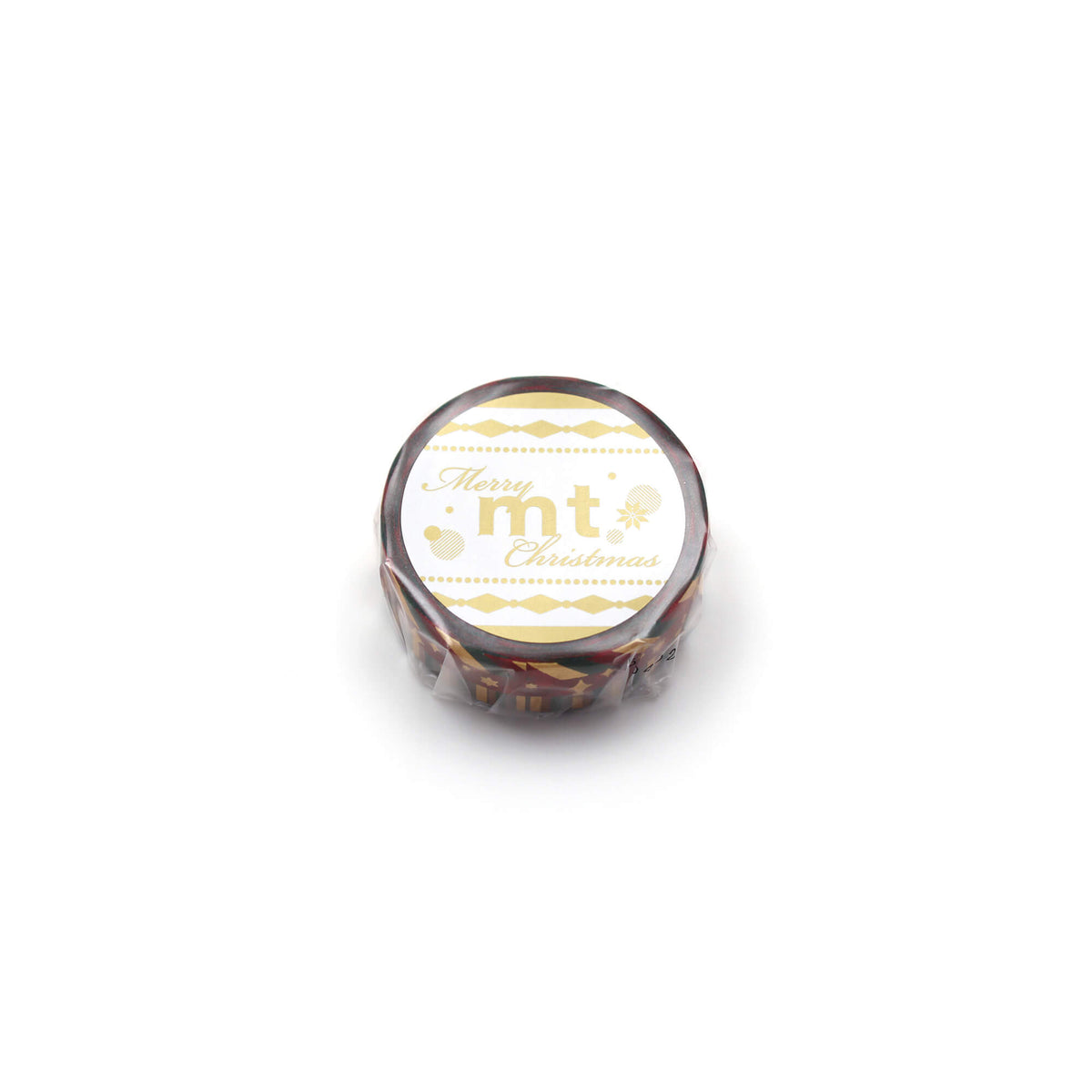 mt Christmas Foil Stamping - Happy Colour Pattern - 15mm Washi Tape