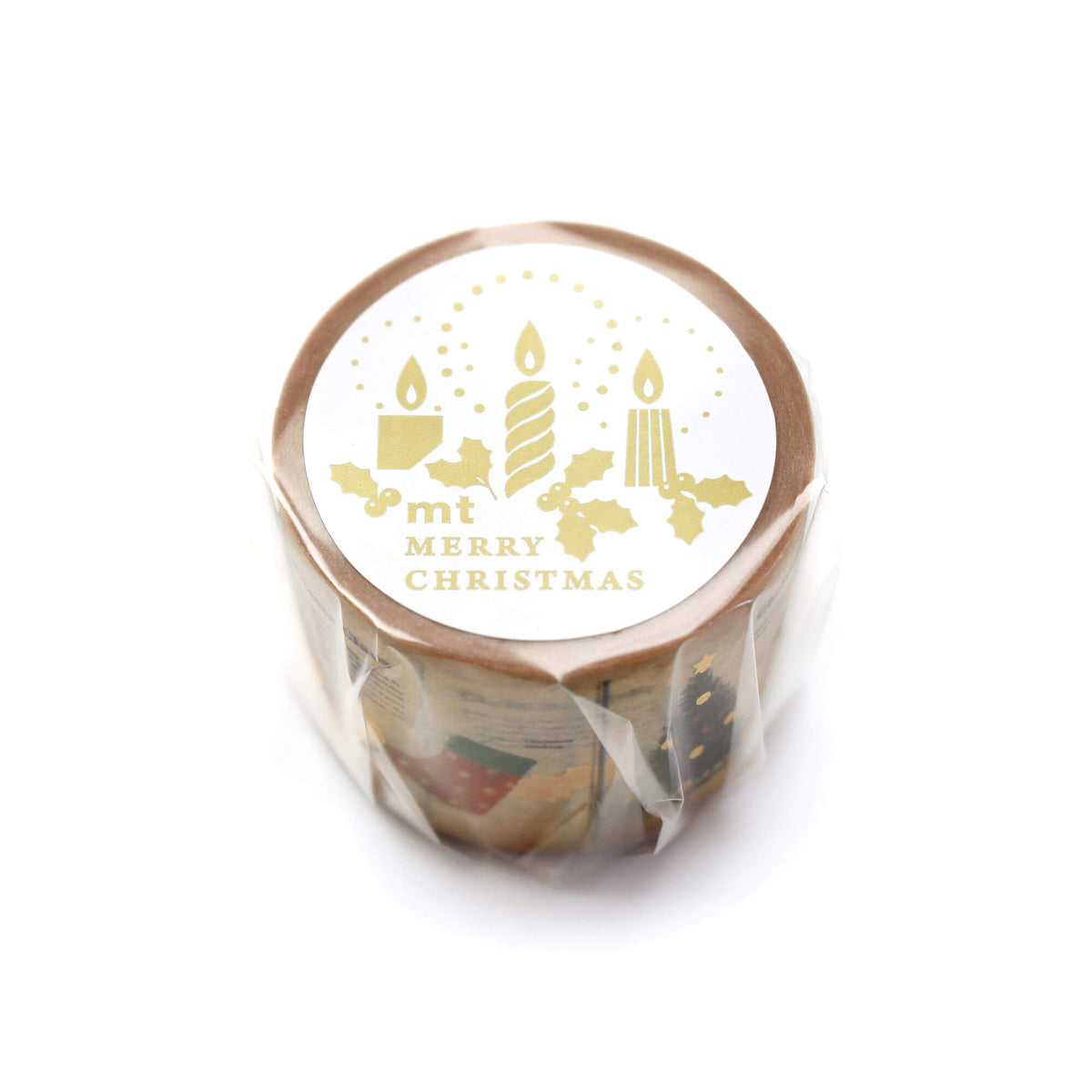 mt Christmas Foil Stamping - Encyclopedia Christmas - 30mm Washi Tape