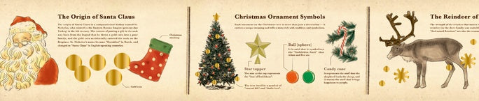 mt Christmas Foil Stamping - Encyclopedia Christmas - 30mm Washi Tape