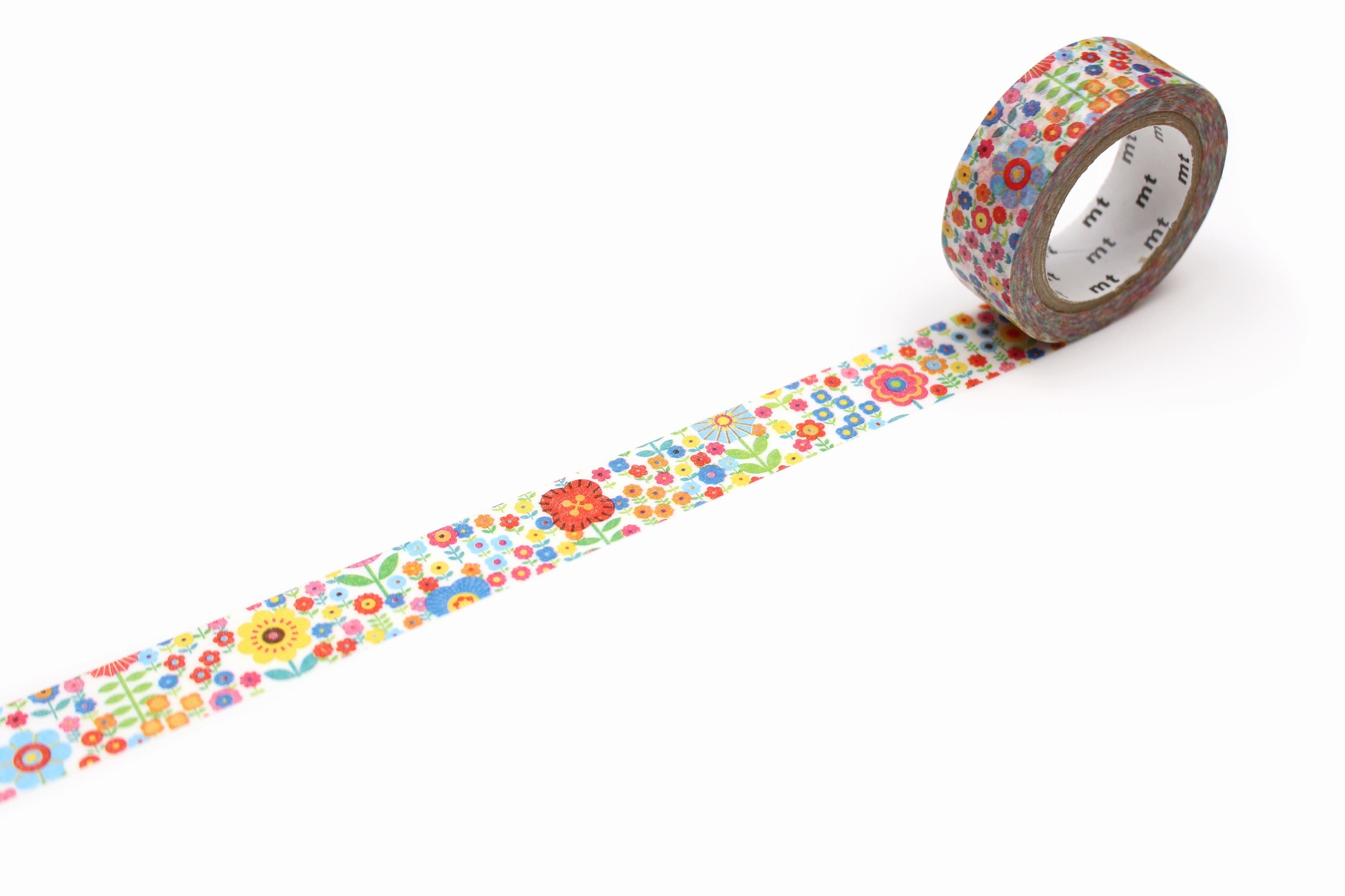 mt ex - Mini Flower Garden - 15mm Washi Tape