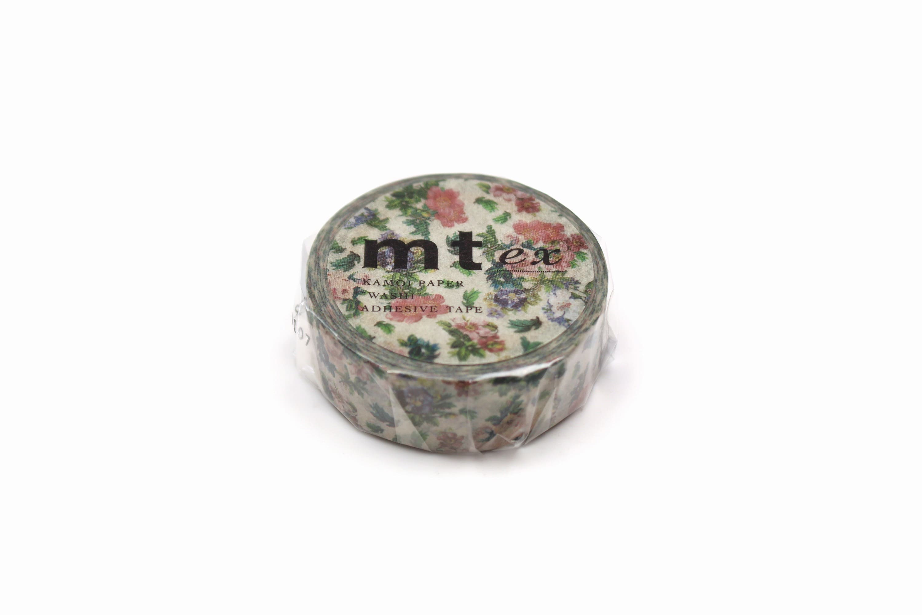 mt ex - Mini Flower Botanical Art - 15mm Washi Tape