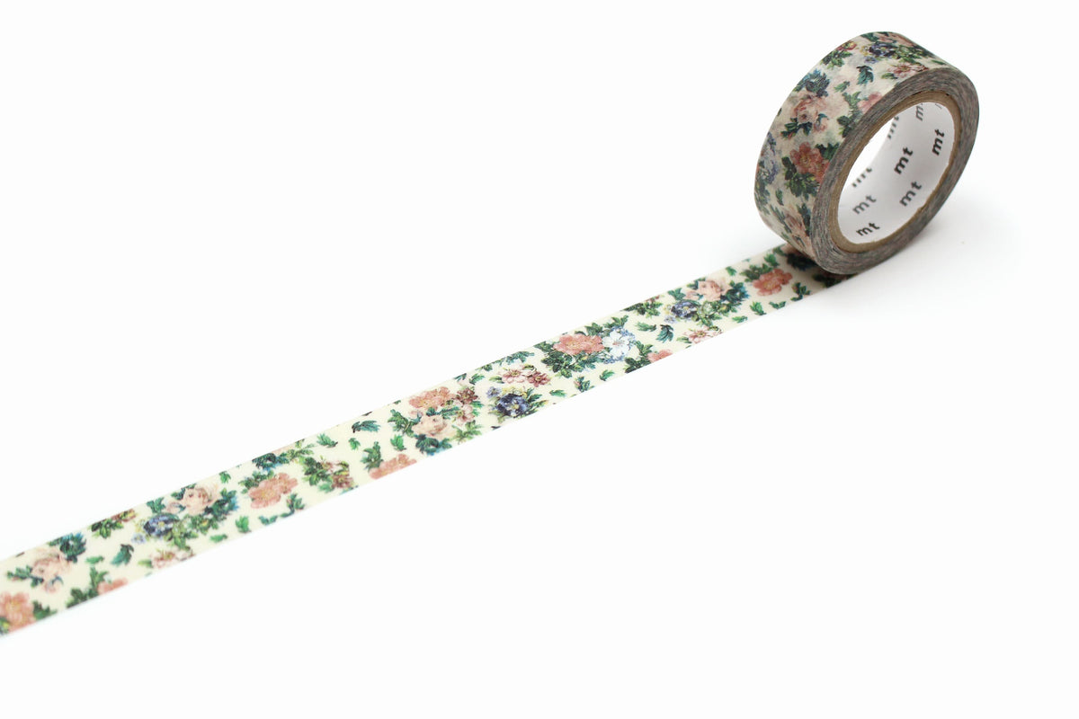 Mini Flower Botanical - 15mm Washi Tape - mt Masking Tape
