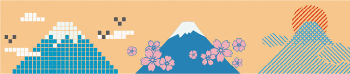 mt ex - Mt. Fuji Graphic - 15mm Washi Tape