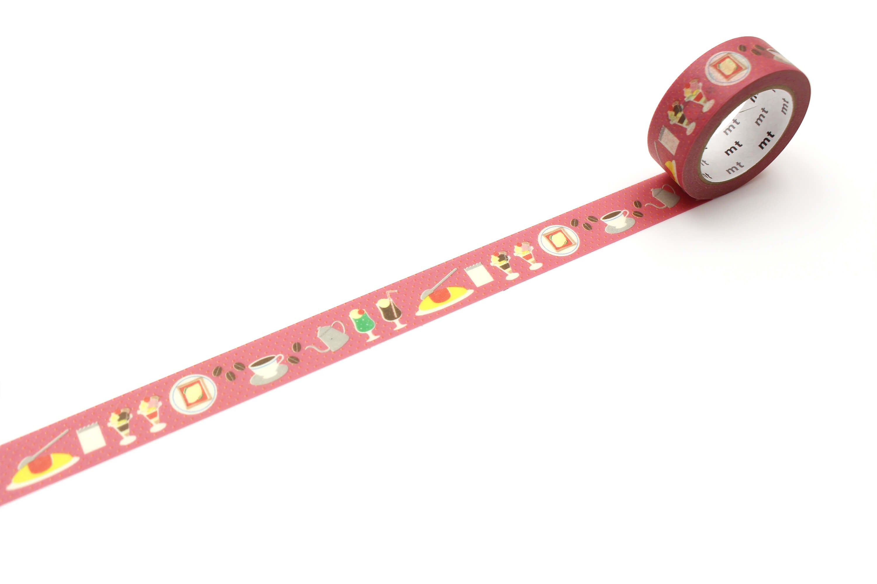 mt Ex - Retro Cafe - 15mm Washi Tape