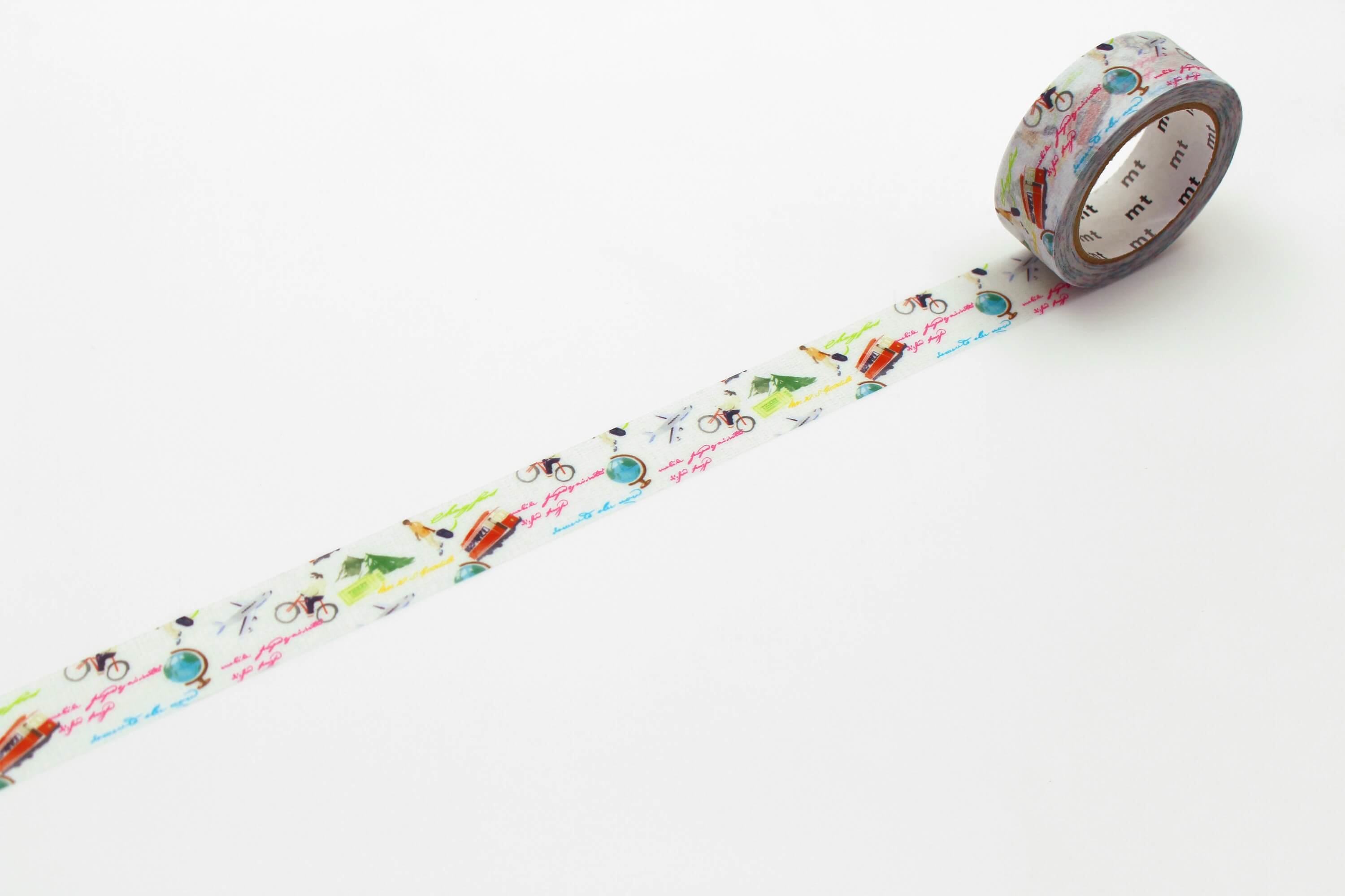 mt Ex - World Languages and Illustrations - 15mm Washi Tape