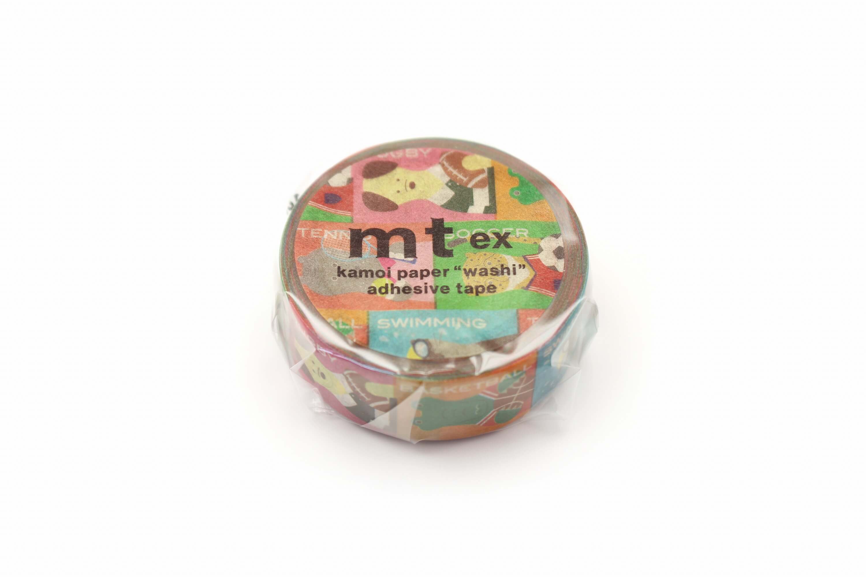 mt Ex - Animals x Sports - 15mm Washi Tape