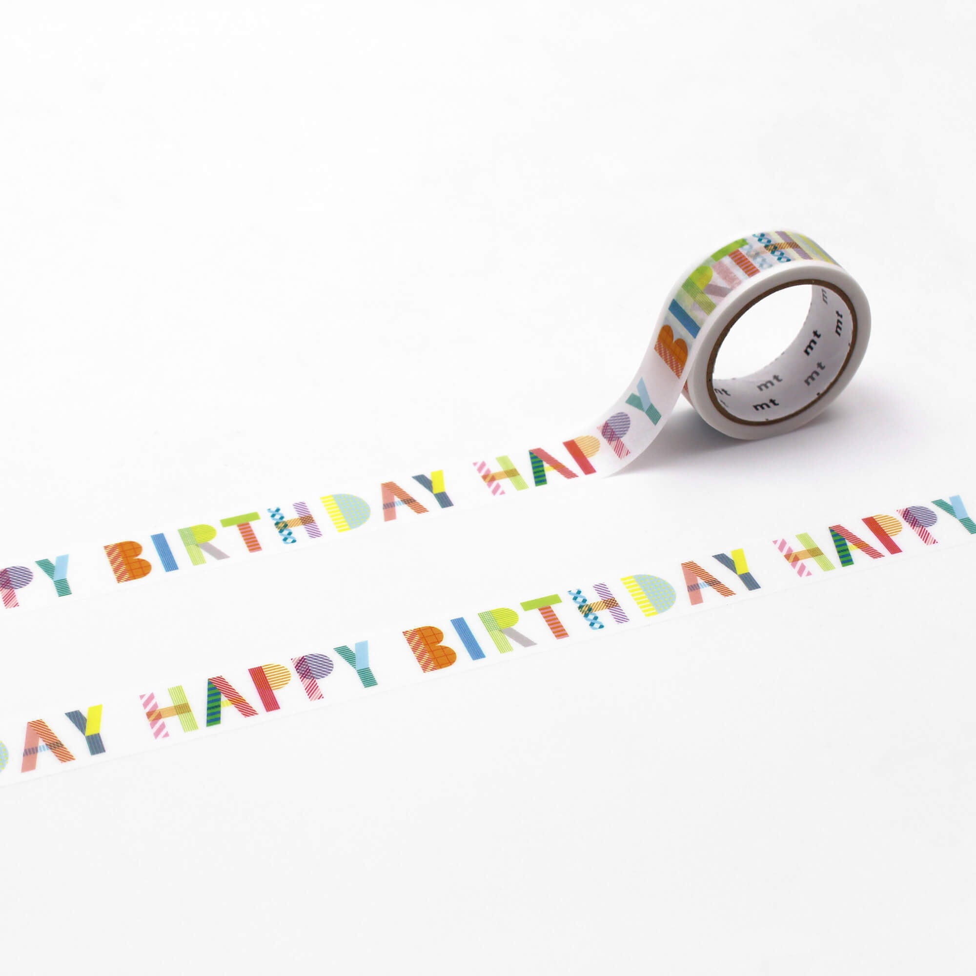 mt ex - Happy Birthday - 15mm Washi Tape