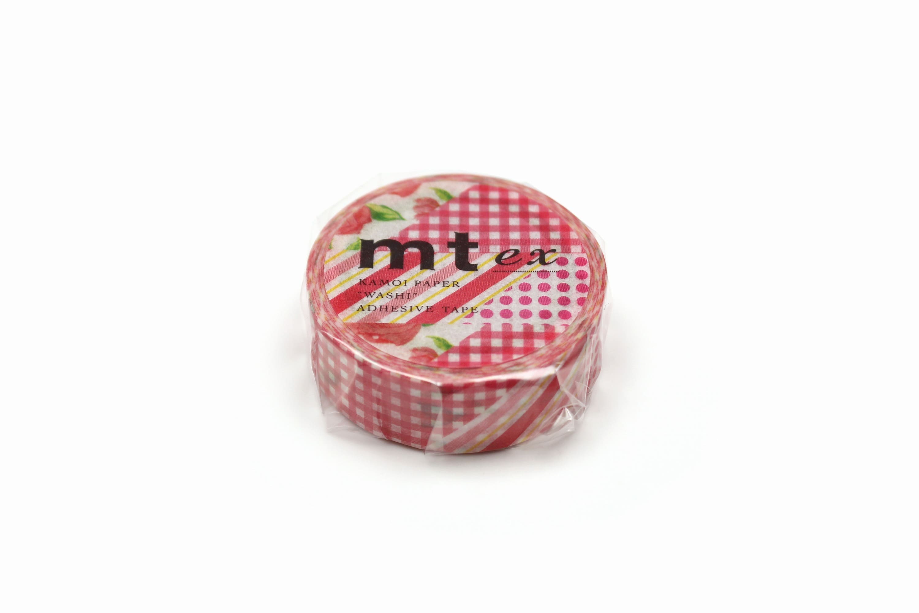 mt ex - Flower Red R - 15mm Washi Tape