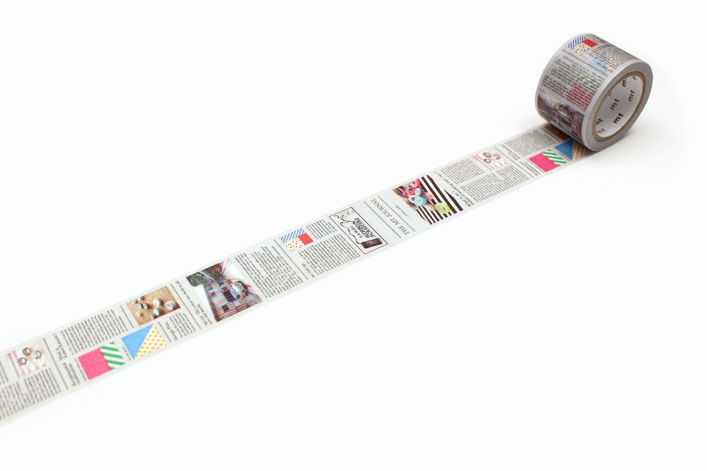 mt ex - English Newspaper - 30mm Washi Tape