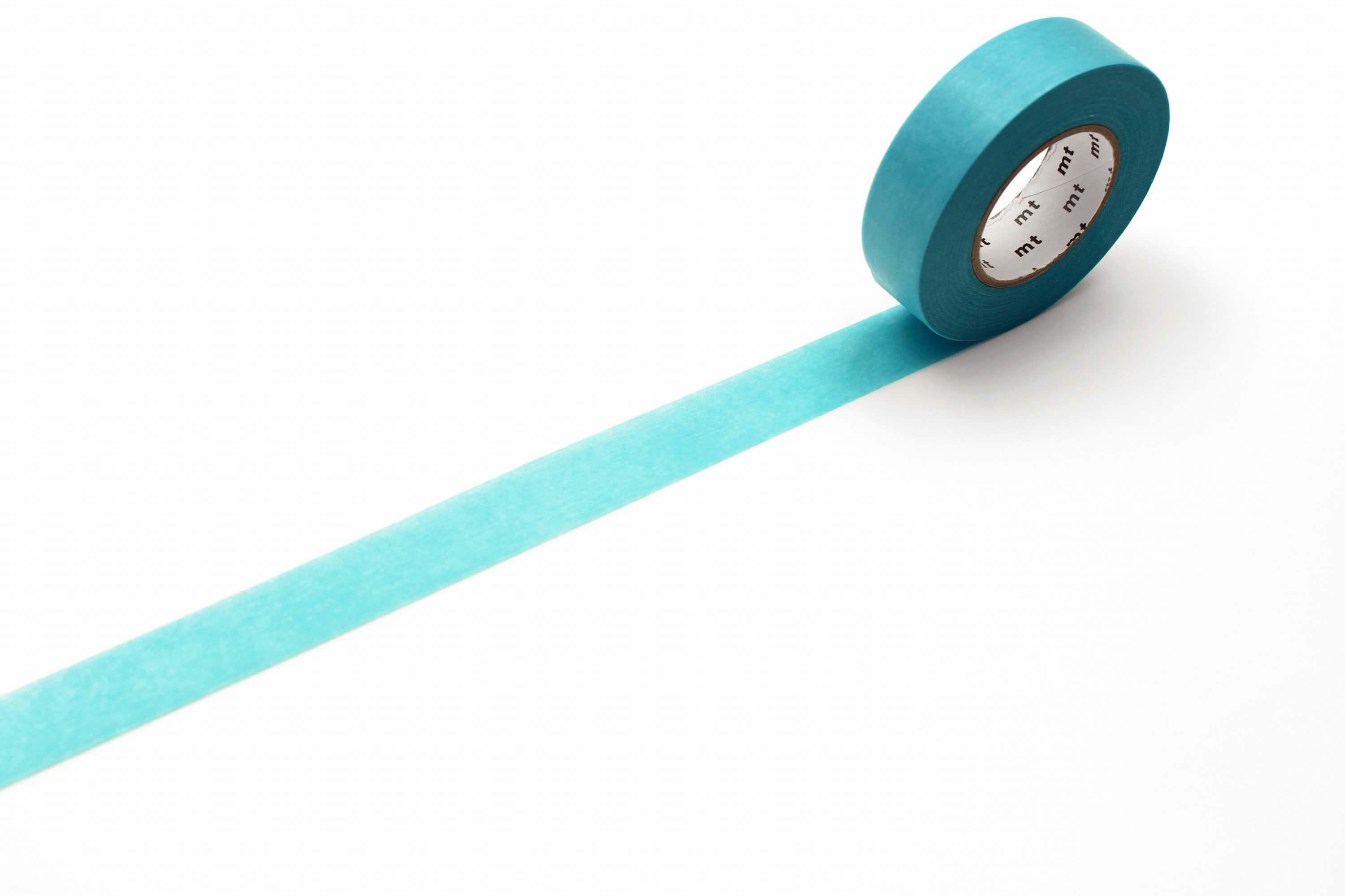 mt Basic – Light Blue - 15mm Colour Saturated Washi Tape