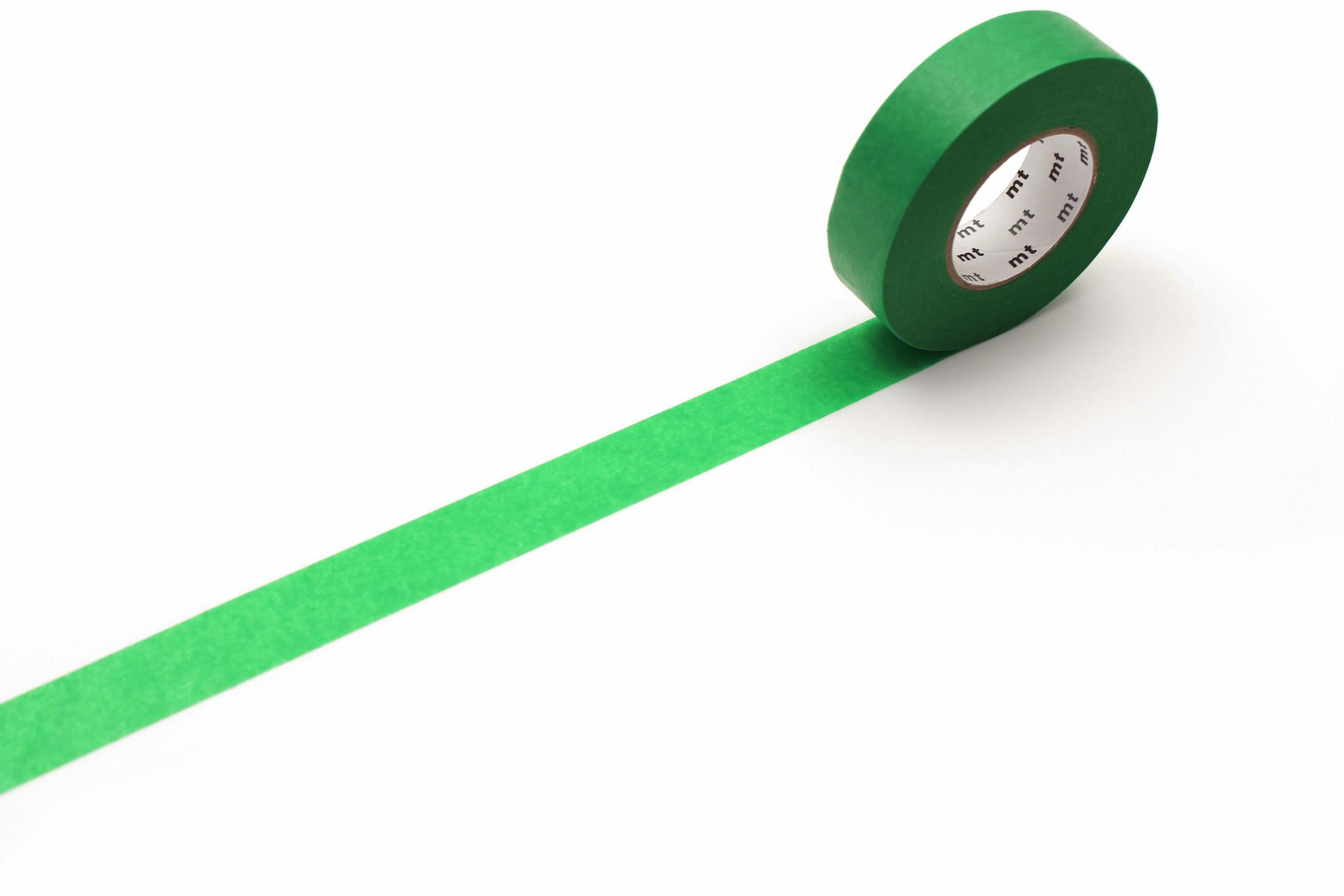 mt Basic – Green - 15mm Colour Saturated Washi Tape