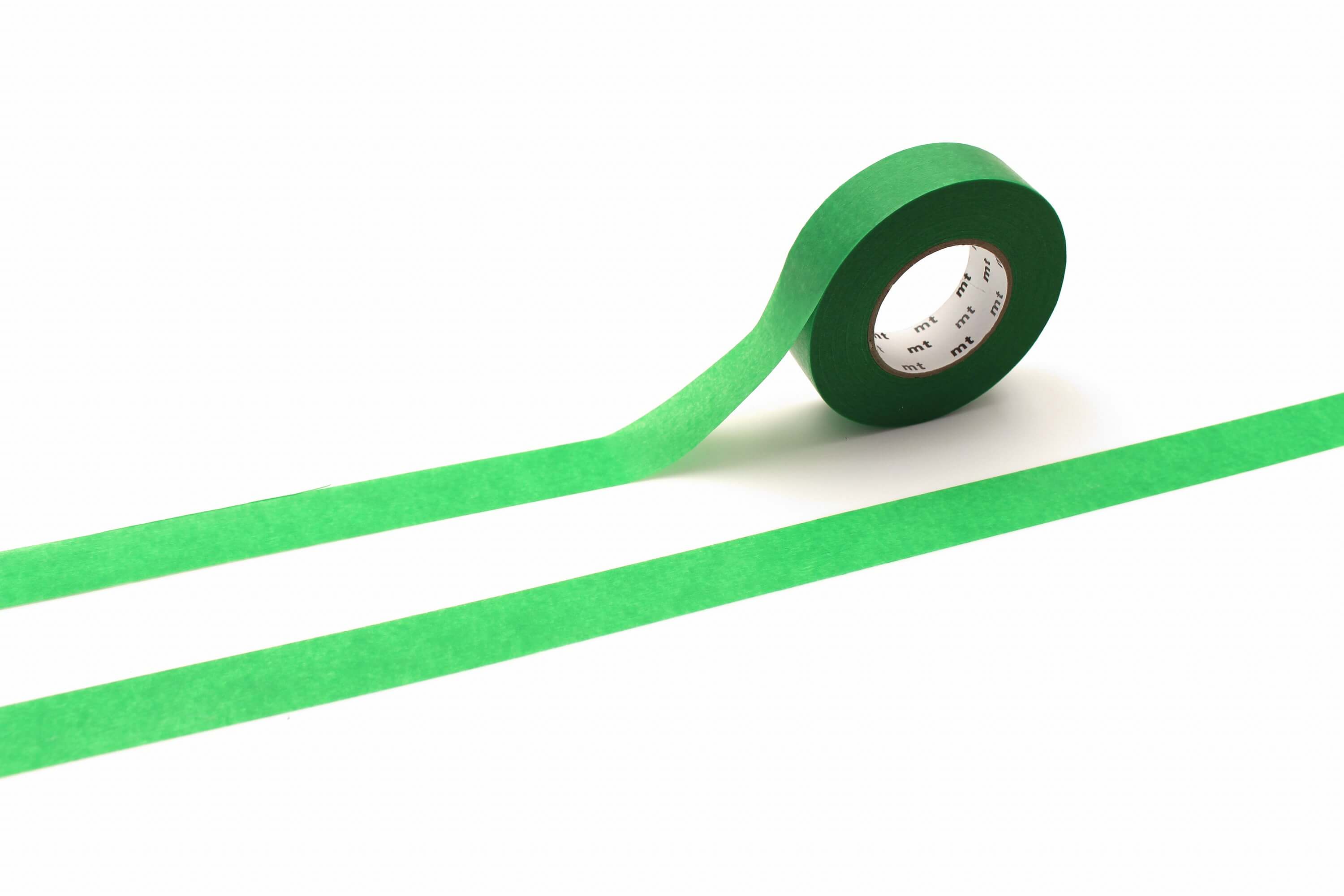 mt Basic – Green - 15mm Colour Saturated Washi Tape