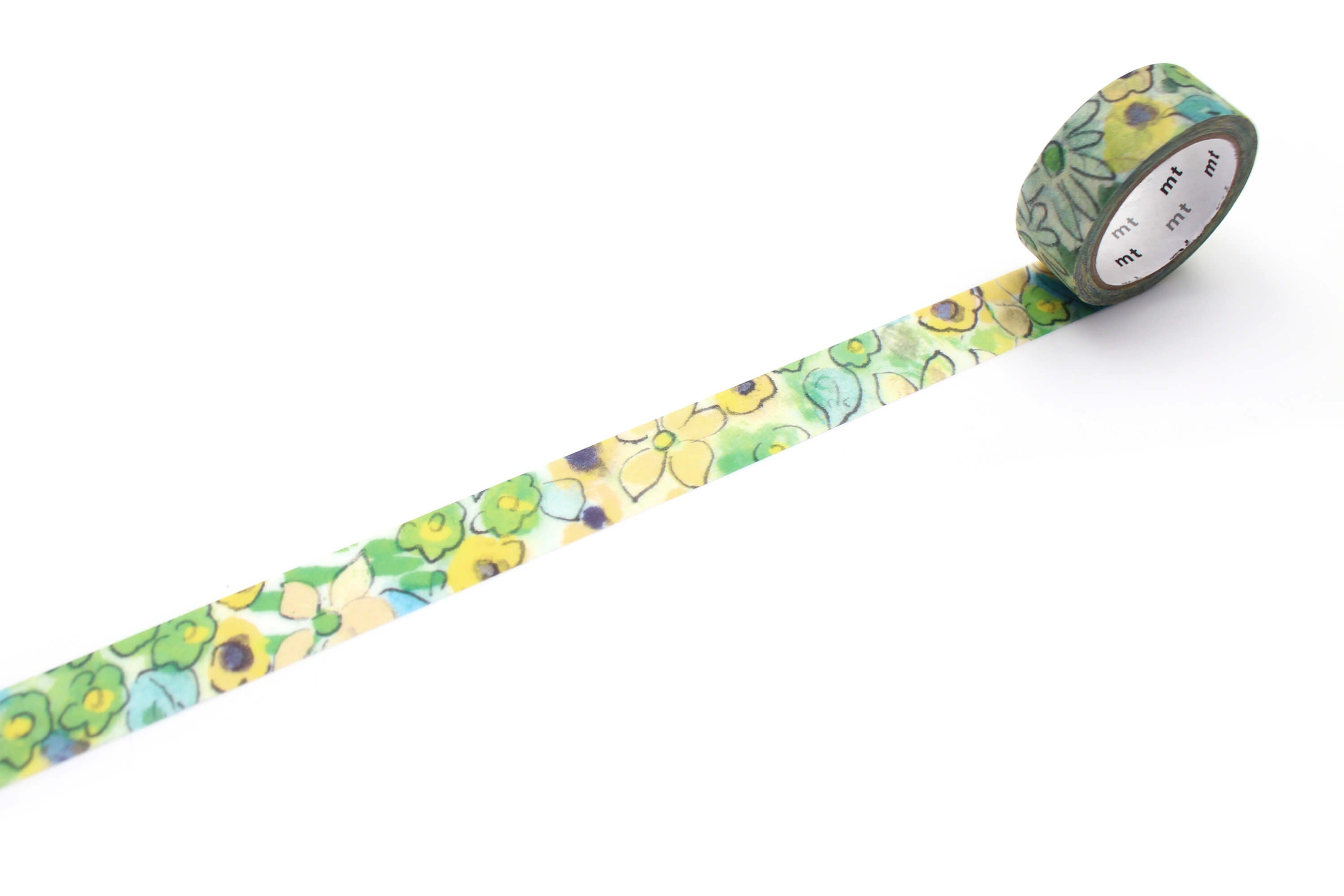 mt x Isabelle Boinot - Flower Patterns - 15mm Washi Tape