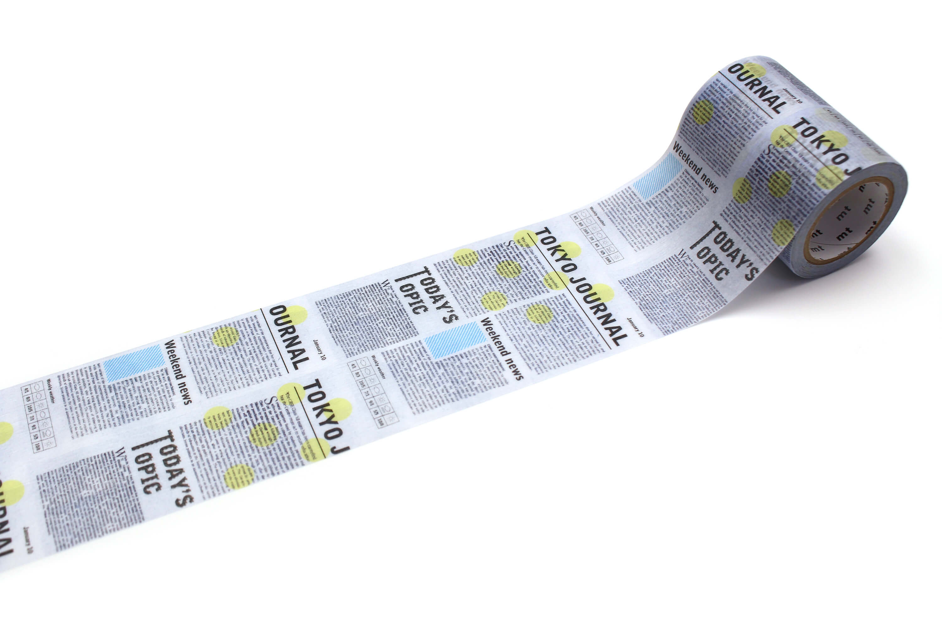 mt Wrap - Newspaper - 60mm Washi Gift Wrap