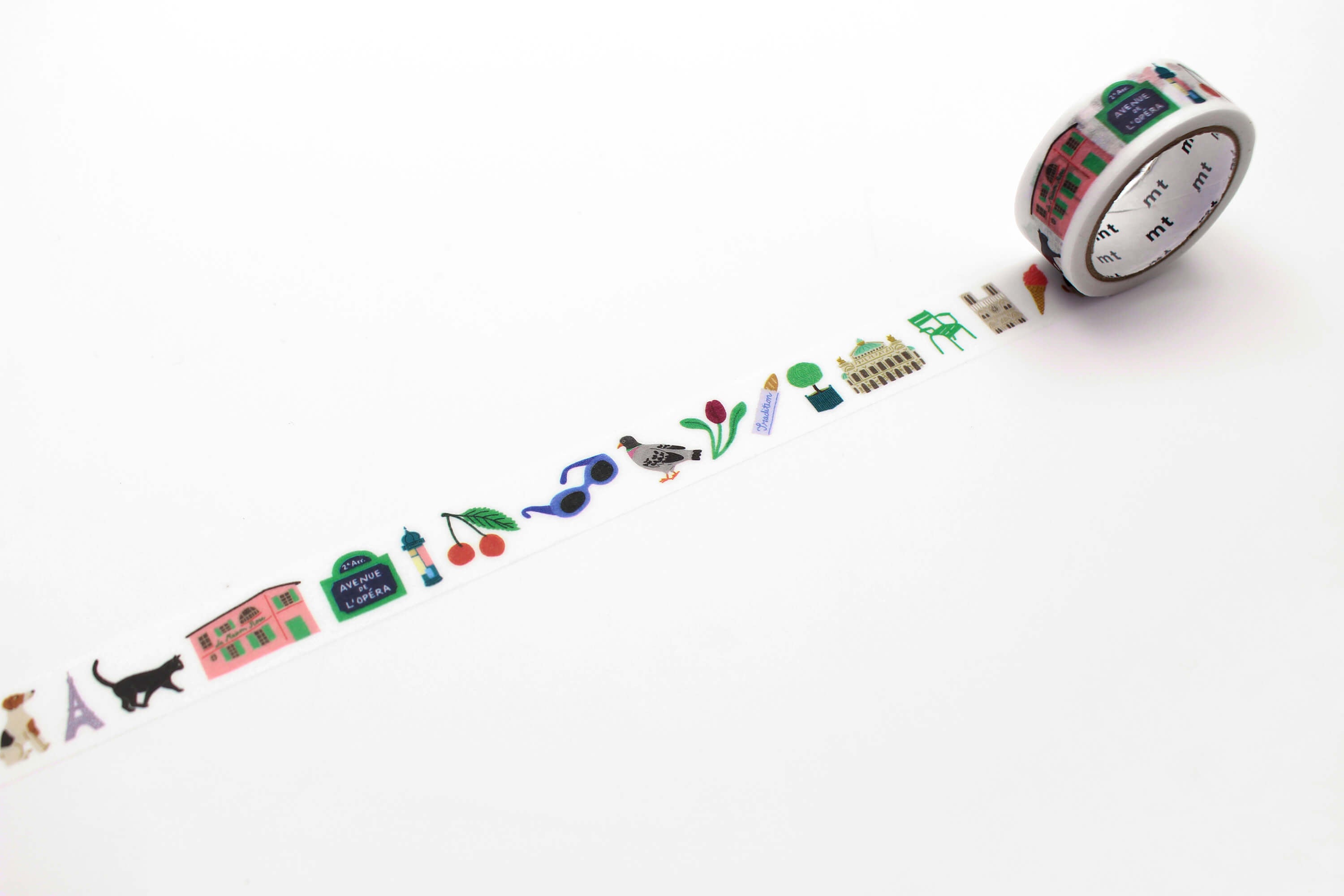 mt x Léa Maupetit - Paris - 15mm Washi Tape