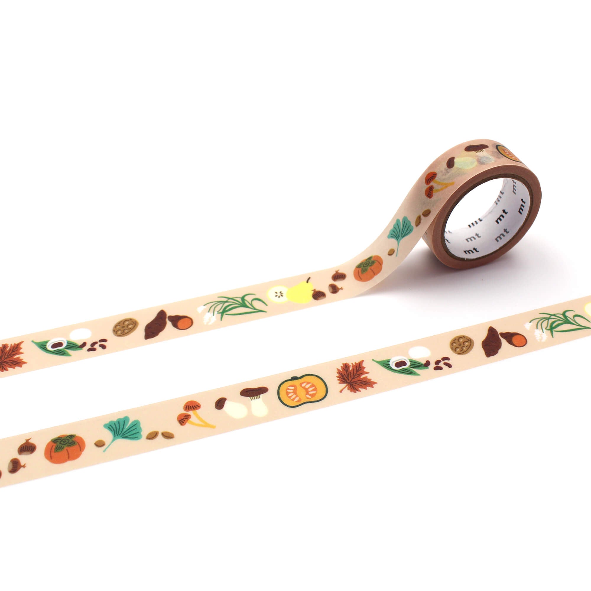mt x Léa Maupetit - Golden Autumn - 15mm Washi Tape